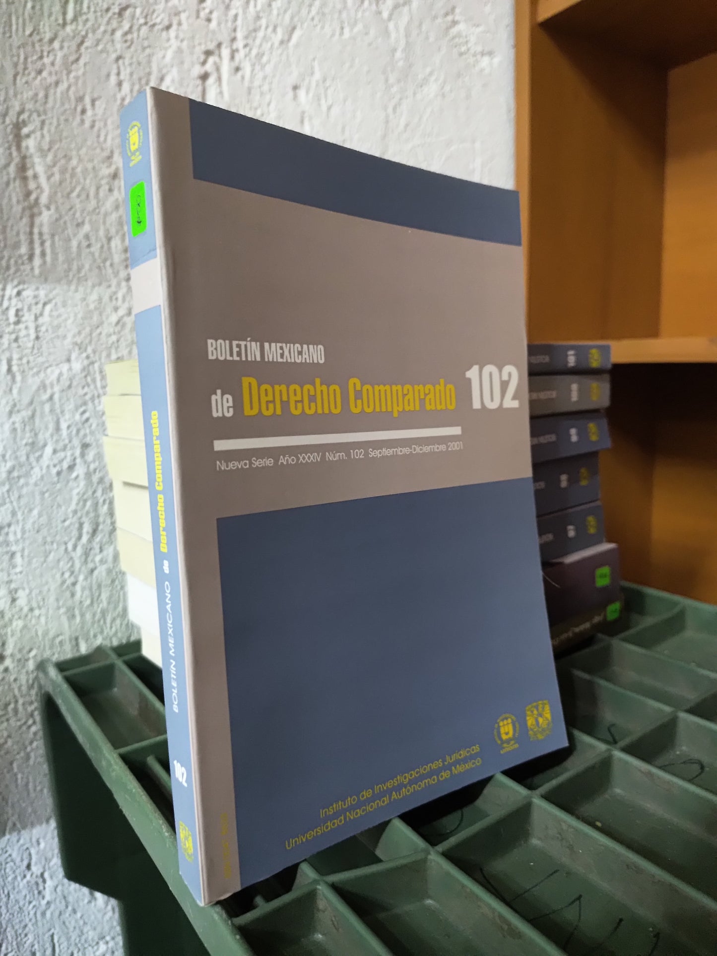 BOLETIN MEXICANO DE DERECHO COMPARADO 102 POR LA UNAM USADO DERECHO JUAREZ 515