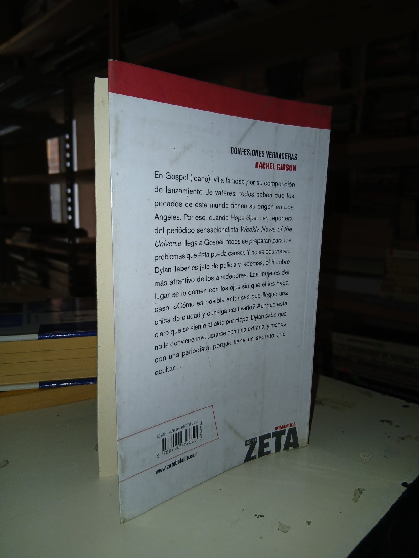 CONFESIONES VERDADERAS POR RACHEL GIBSON USADO NOVELA LITERARIO 207