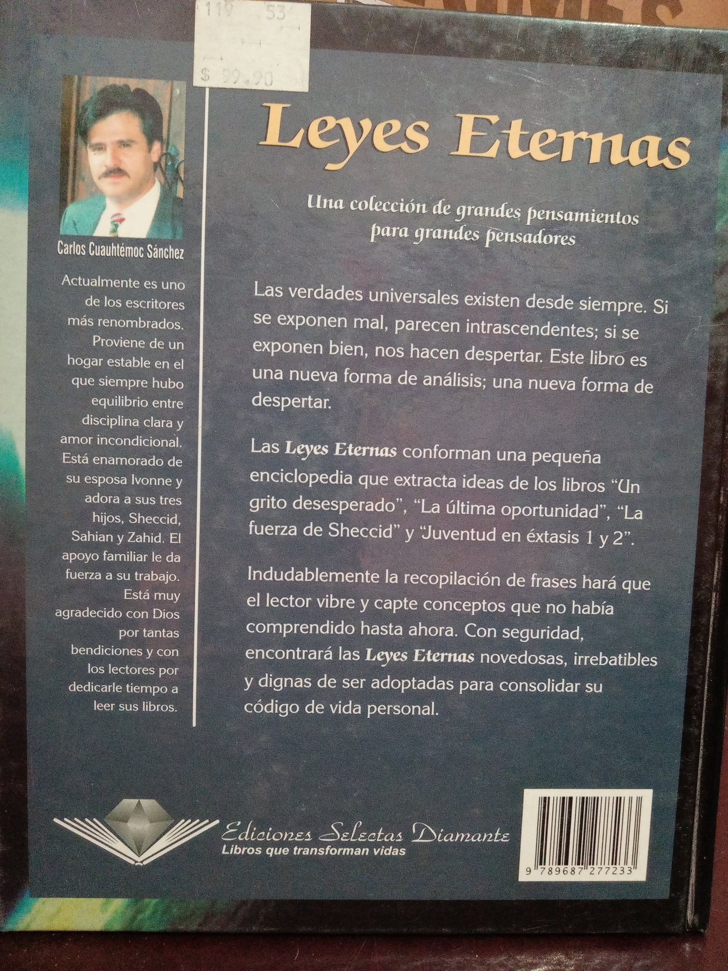 LEYES ETERNAS VOL.1 CARLOS CUAUHTÉMOC SÁNCHEZ USADO S.PERSONAL LITERARIO 305