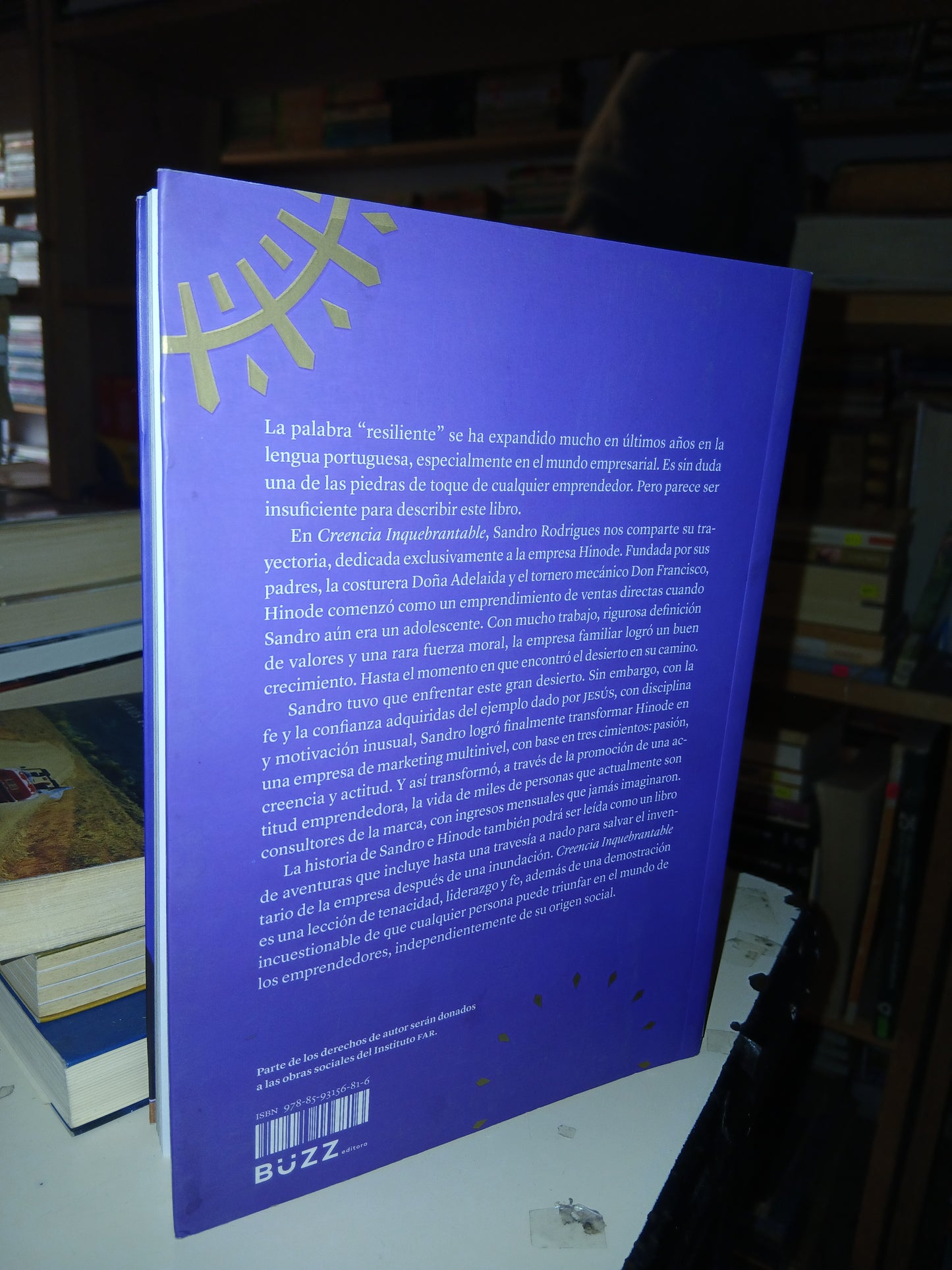 CREENCIA INQUEBRANTABLE POR SANDRO RODRÍGUES USADO SUPERACIÓN PERSONAL LITERARIO 207