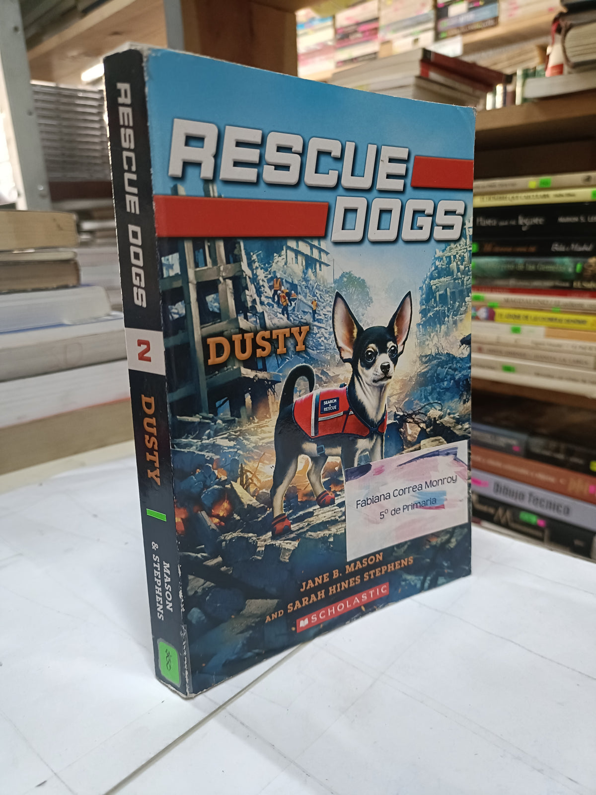 RESCUE DOGS 2 DUSTY POR MASON, STEPHENS USADO IDIOMAS LITERARIO 207