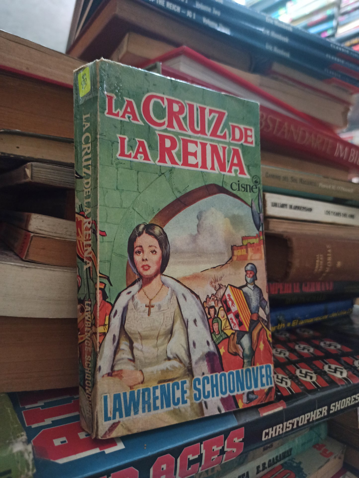 LA CRUZ DE LA REINA POR LAWRENCE SCHOONOVER USADO NOVELAS ALDAMA