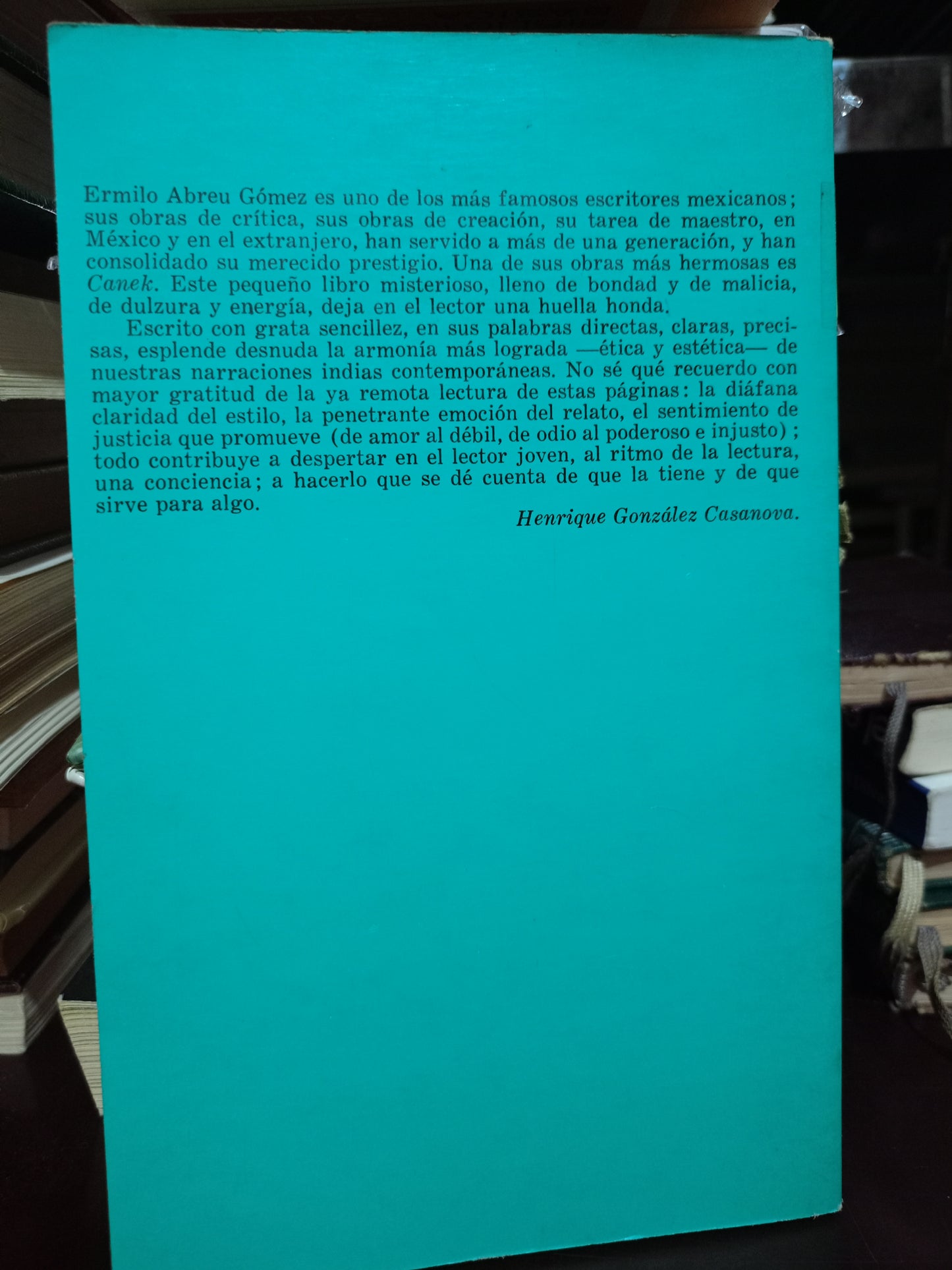 CANEK POR ERMILIO ABREU GÓMEZ USADO NOVELA LITERARIO 305