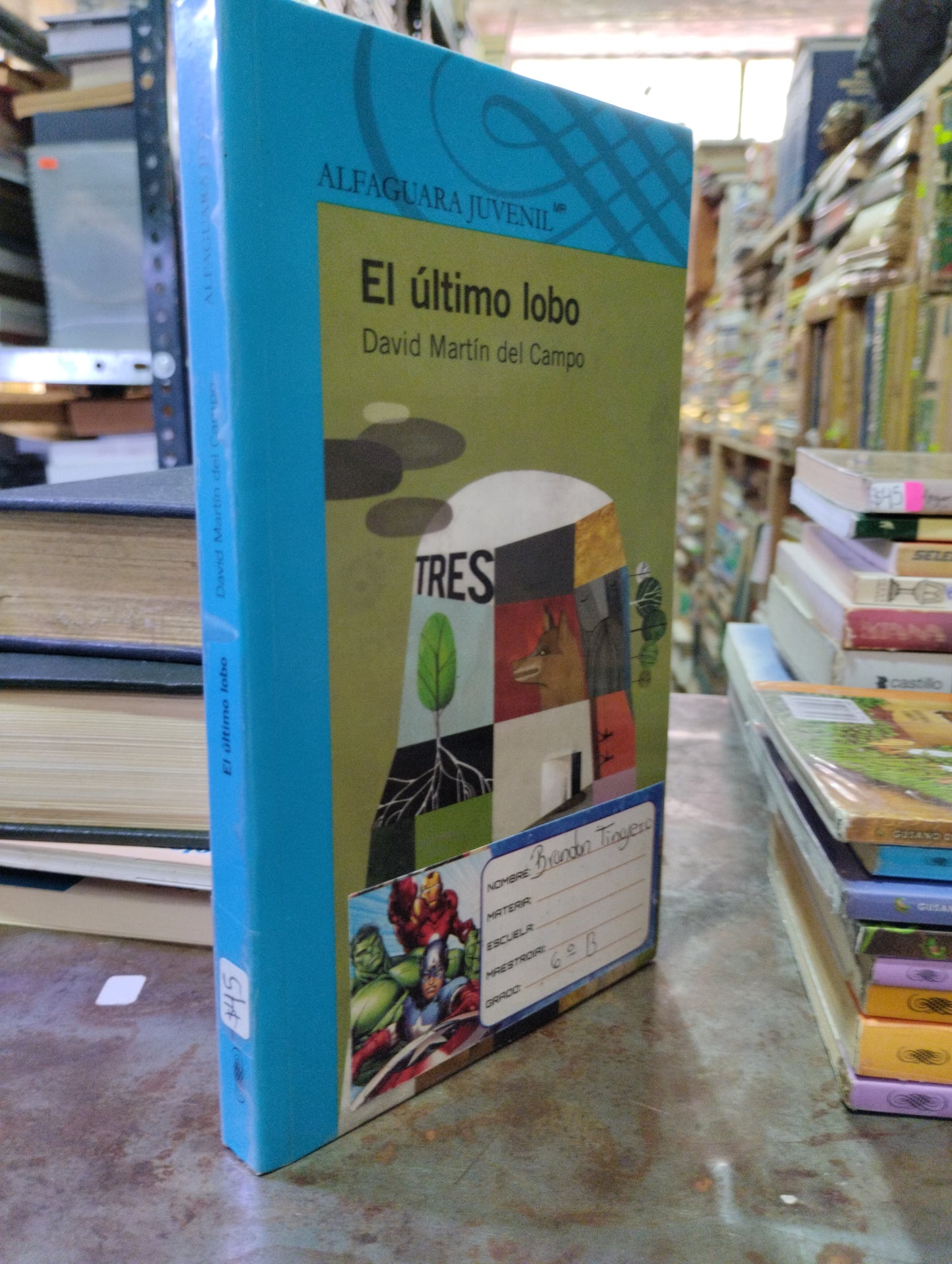 EL ULTIMO LOBO POR DAVID MARTIN DEL CAMPO USADO INFANTIL ALDAMA