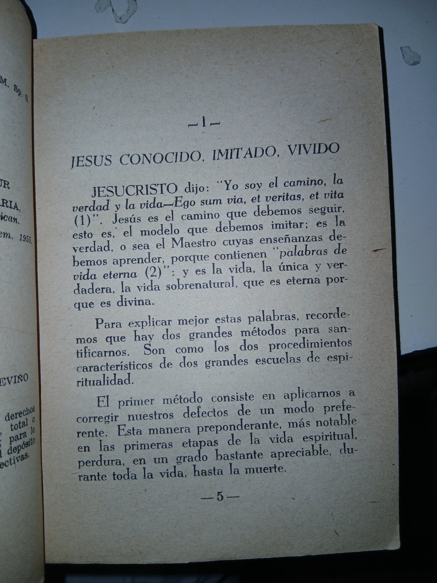 JESÚS SECRETO DE LA SANTIDAD POR J.G. TREVIÑO USADO RELIGIÓN LITERARIO 207