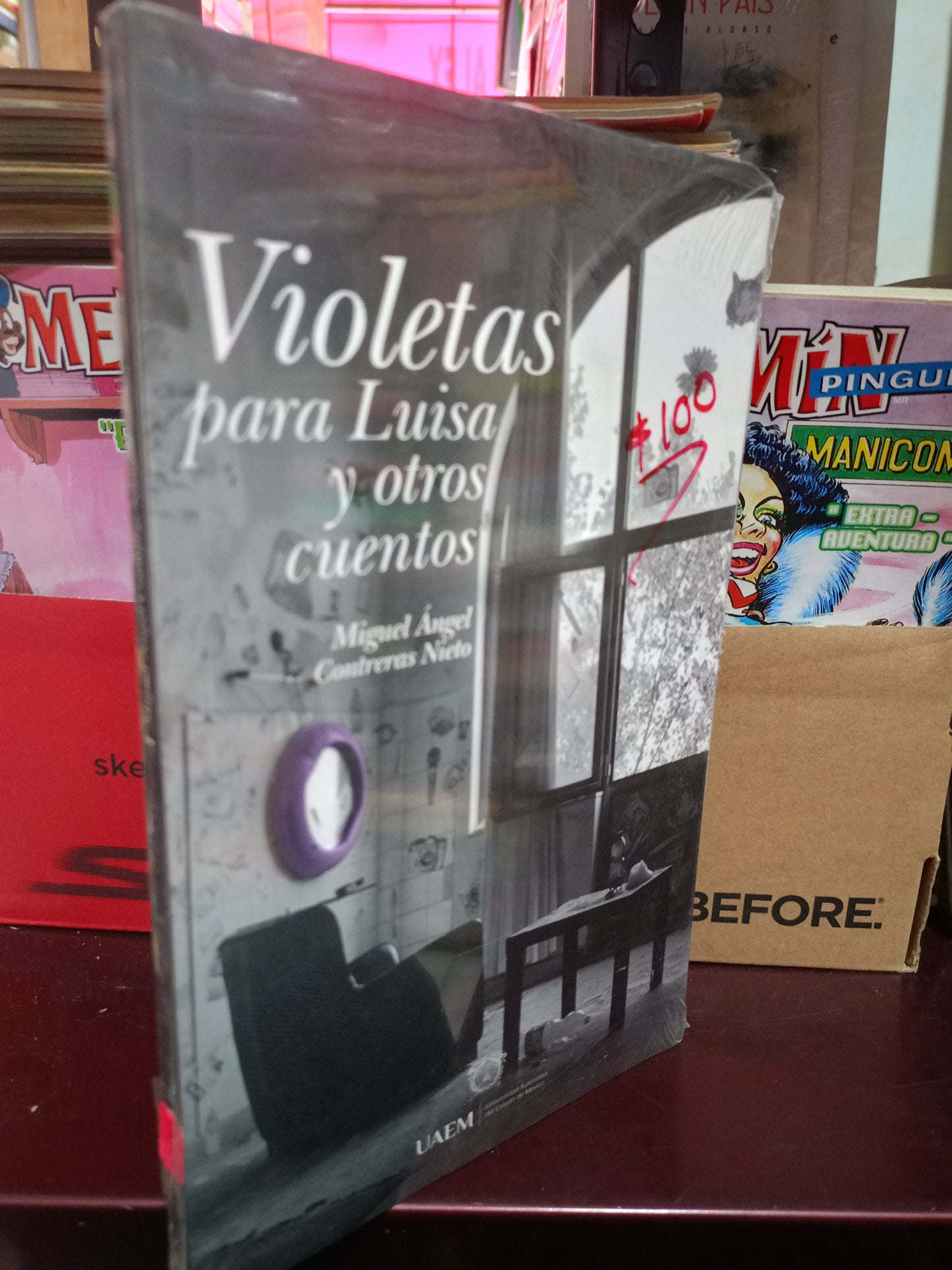 VIOLETAS PARA LUISA Y OTROS CUENTOS MIGUEL ANGEL CONTRERAS NIETO NUEVO LITERARIO 305
