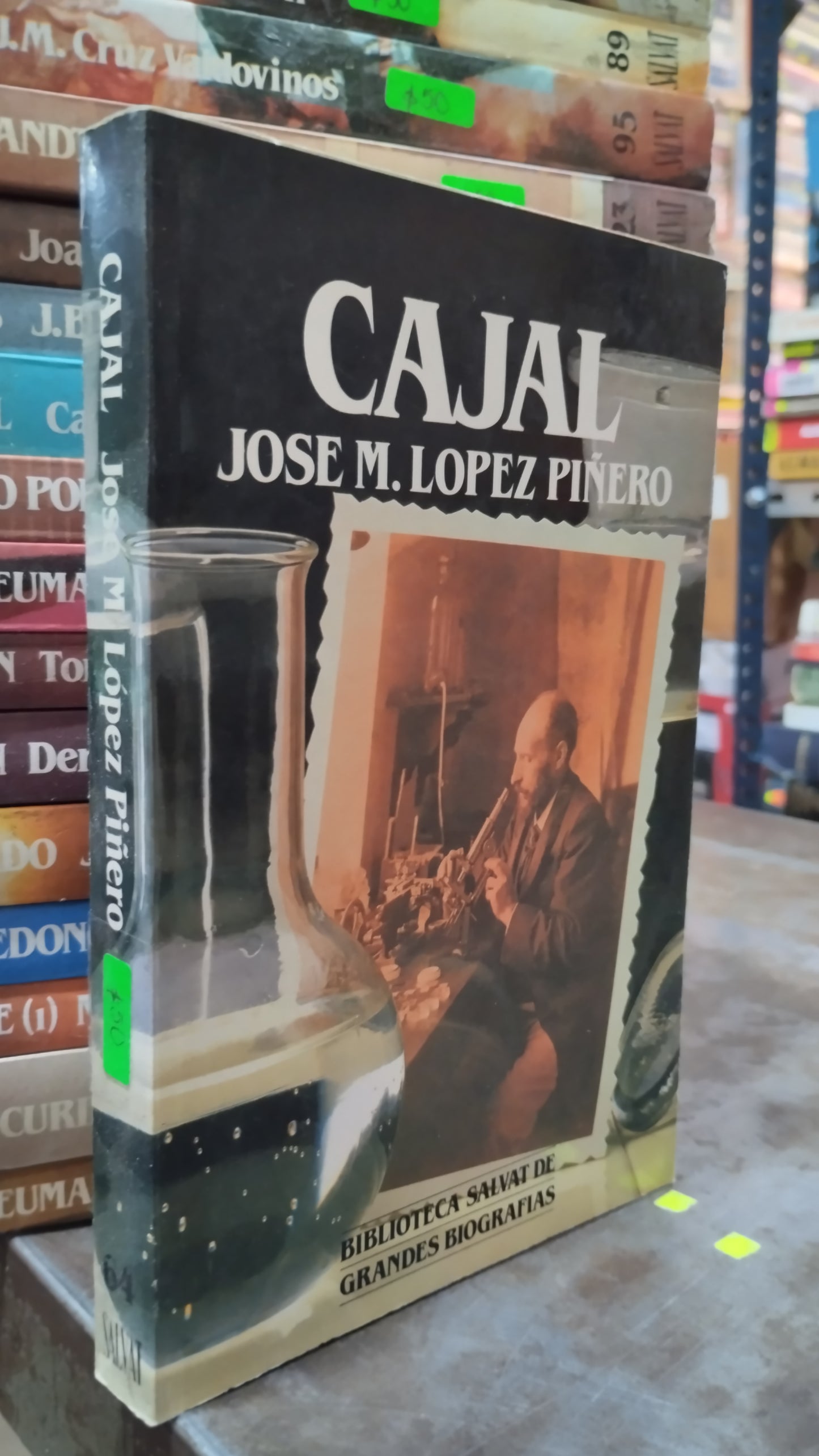 CAJAL POR JOSE M LOPEZ PIÑERO LIBRO USADO HISTORIA ALDAMA