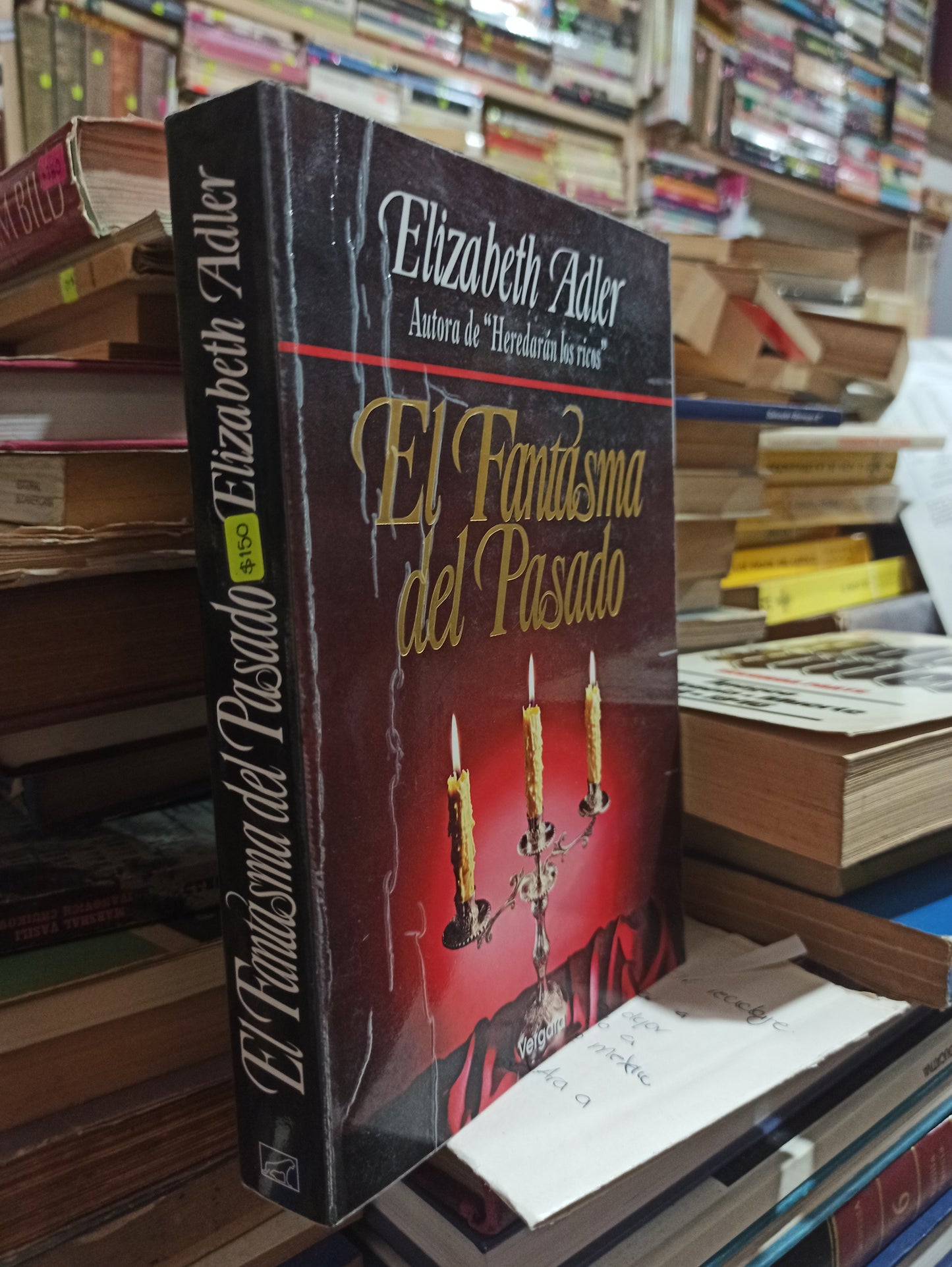 EL FANTASMA DEL PASADO POR ELIZABETH ADLER USADO NOVELAS ALDAMA