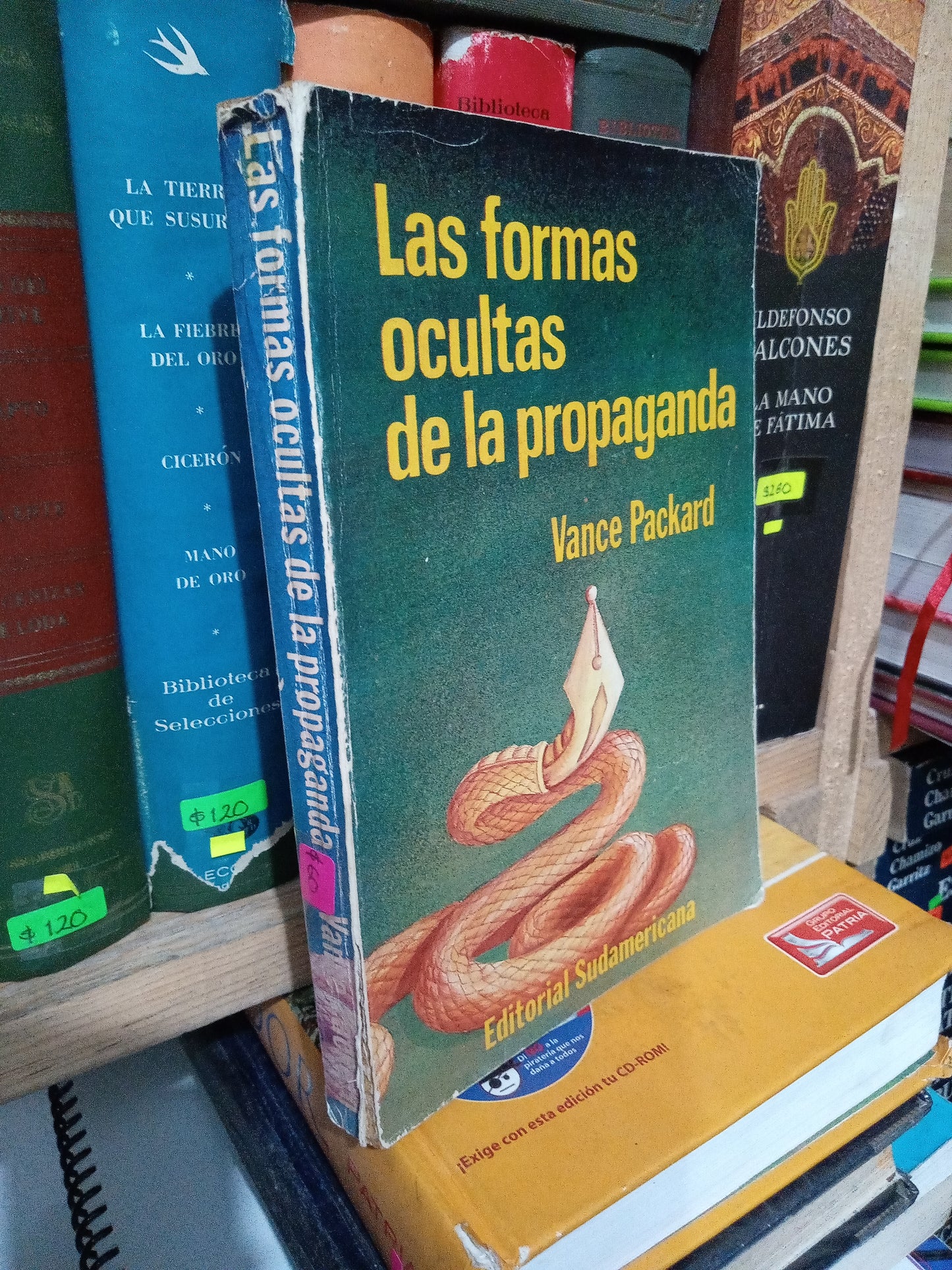 LAS FORMAS OCULTAS DE LA PROPAGANDA POR VANCE PACKARD USADO SUPERACION PERSONAL JUAREZ