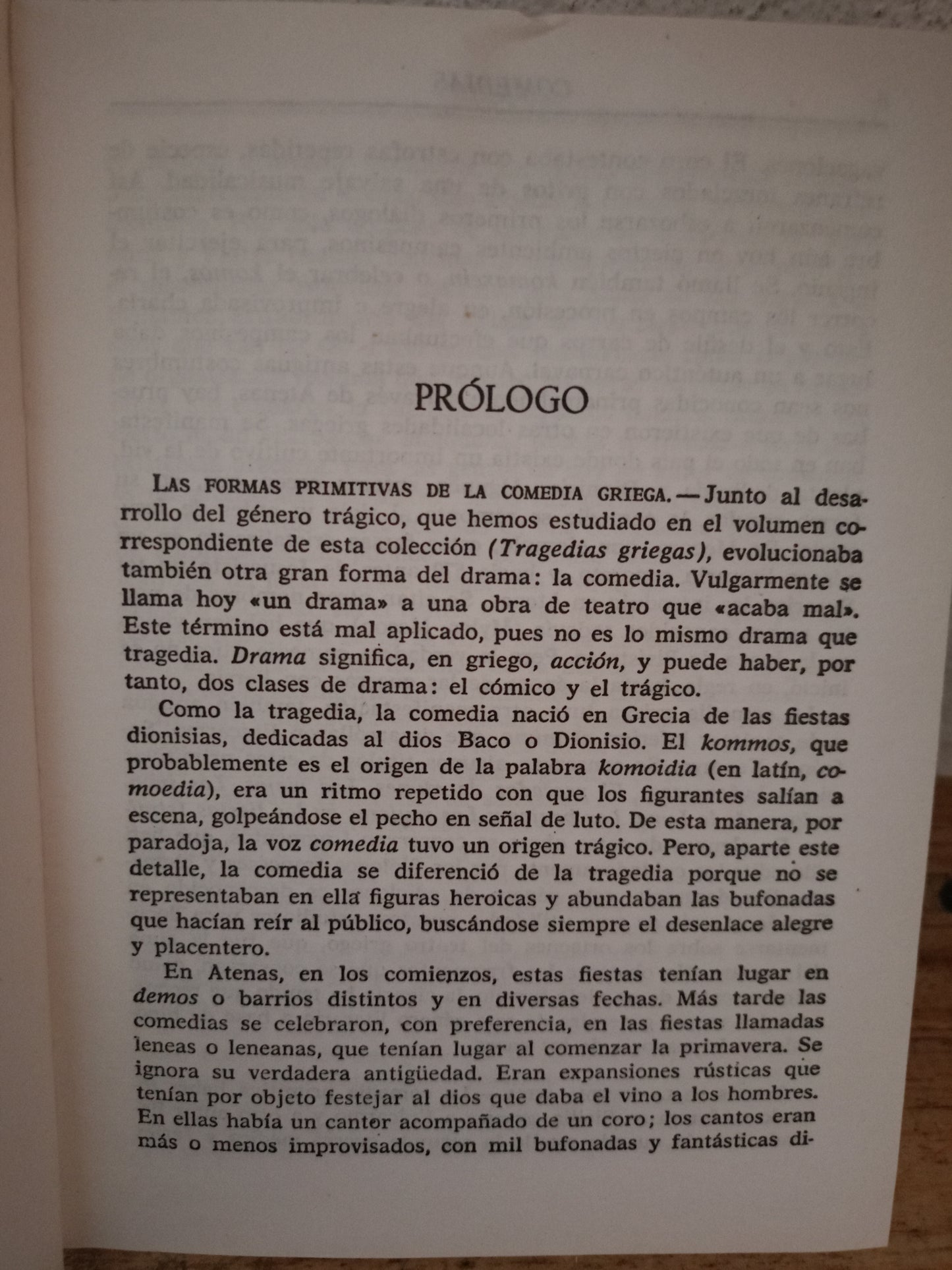 COMEDIAS POR ARISTÓFANES, PLAUTO Y TERENCIO USADO NOVELA LITERARIO 305