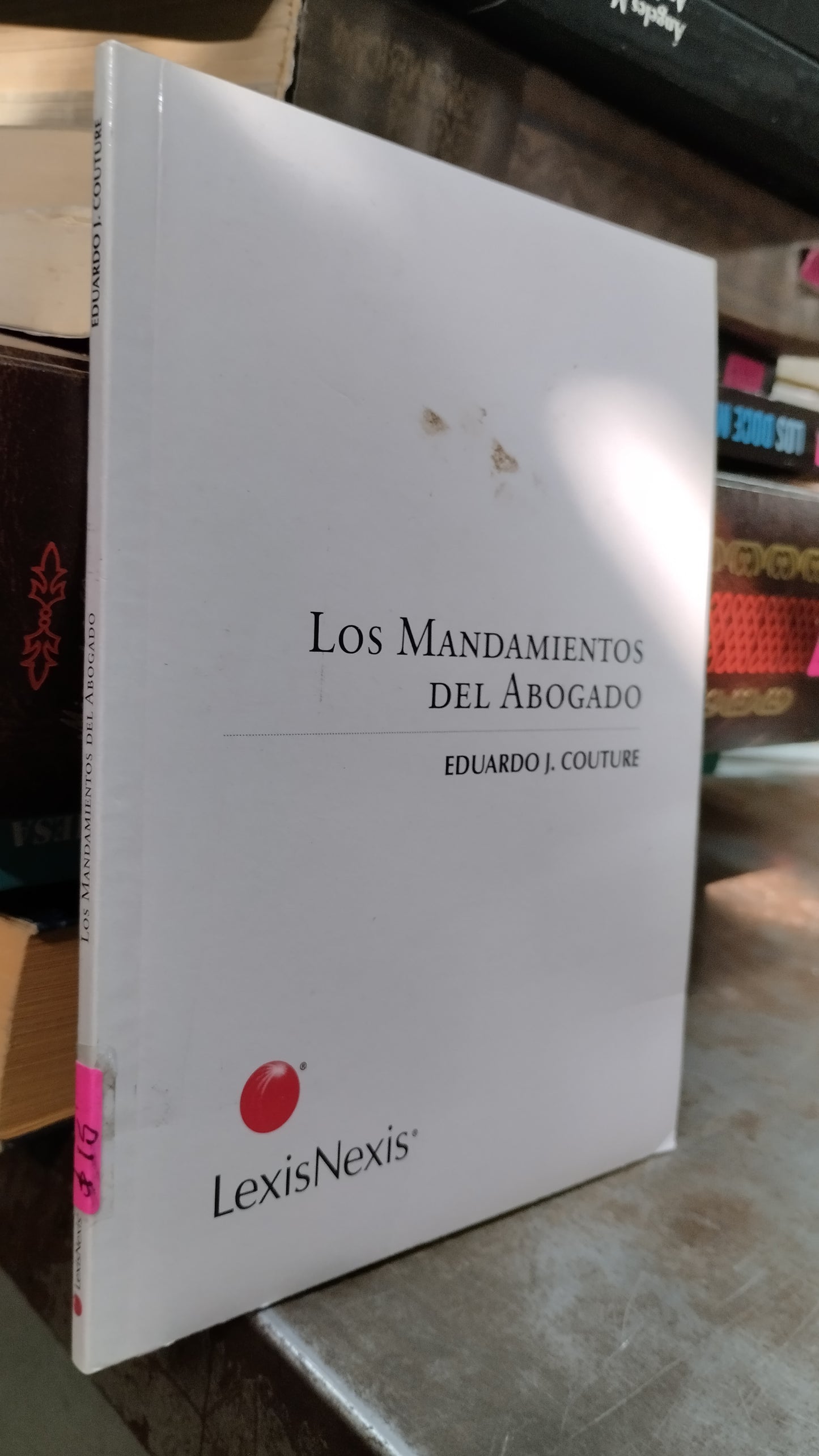 LOS MANDAMIENTOS DEL ABOGADOS POR EDUARDO J COUTURE LIBRO USADO DERECHO ALDAMA