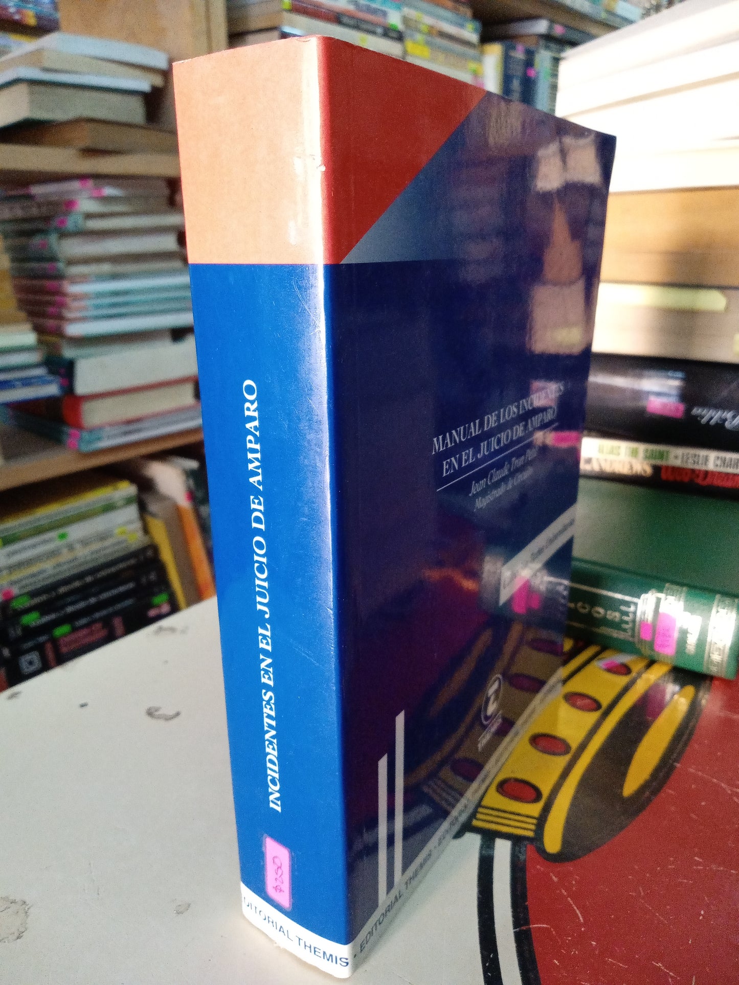 MANUAL DE LOS INCIDENTES EN EL JUICIO DE AMPARO POR JEAN CLAUDE TRON PETIT USADO DERECHO LITERARIO 207
