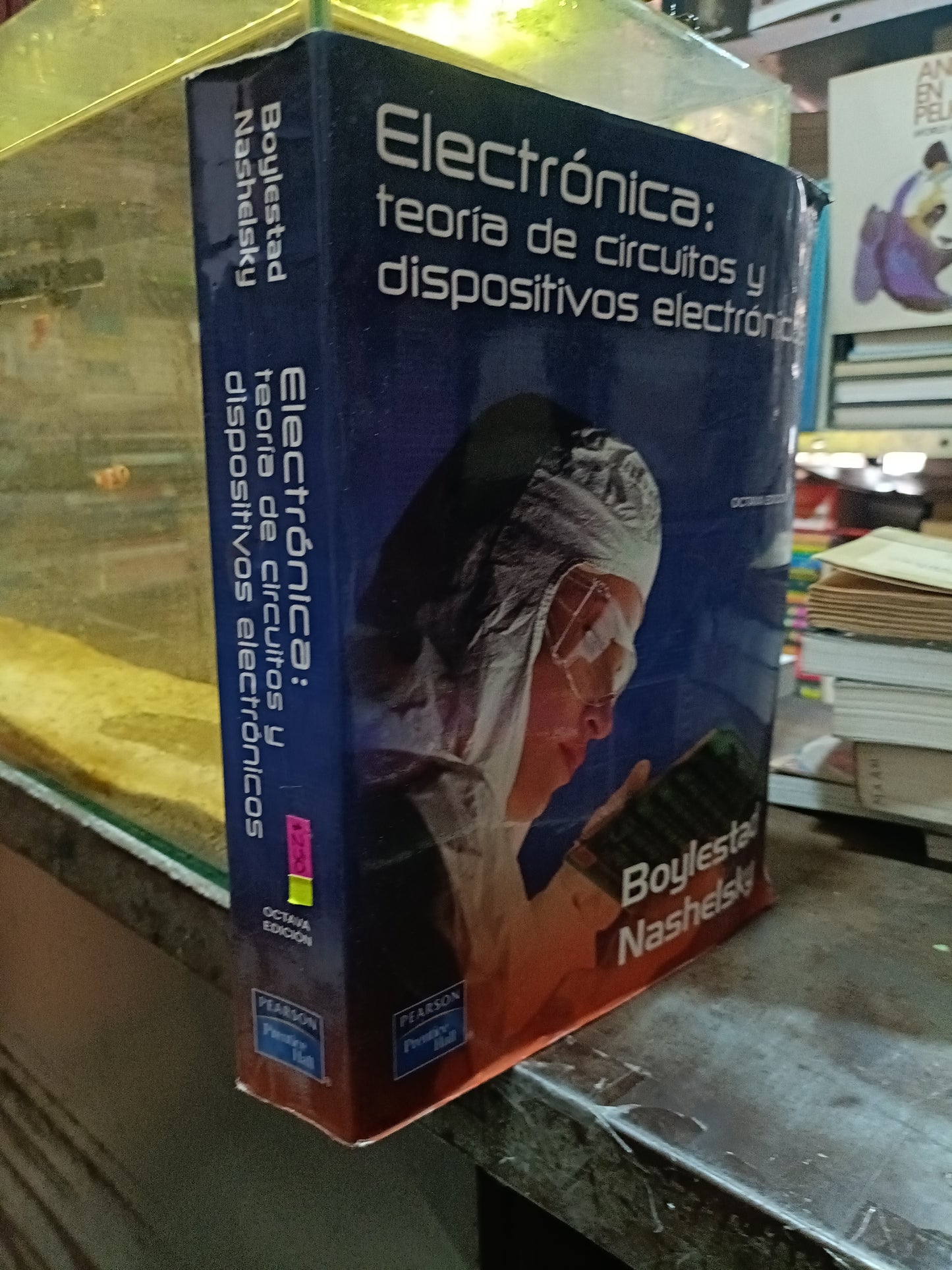 ELECTRONICA TEORIA DE CIRCUITOS Y DISPOSITIVOS ELECTRONICOS POR BOYLEATAD NASHELSKY USADO ELECTRICIDAD ALDAMA