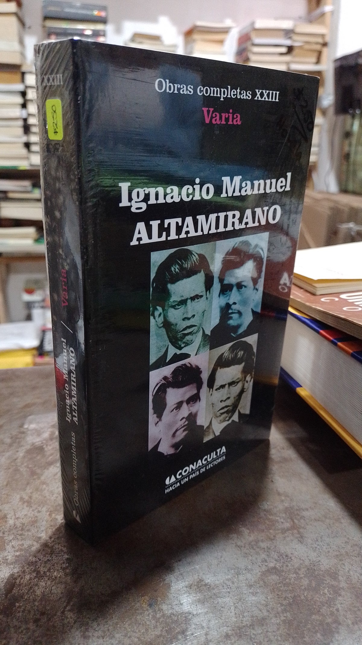 OBRAS COMPLETAS XXIII IGNACIO MANUEL ALTAMIRANO POR VARIA USADO NOVELA ALDAMA