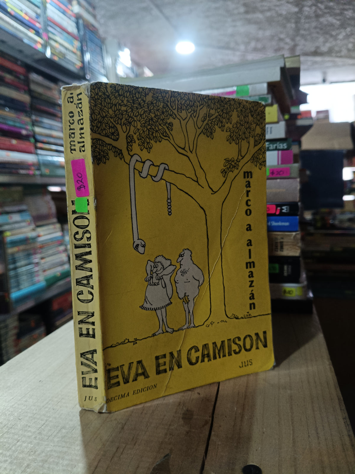 EVA EN CAMISON POR MARCO A ALMAZAN USADO NOVELA ALDAMA