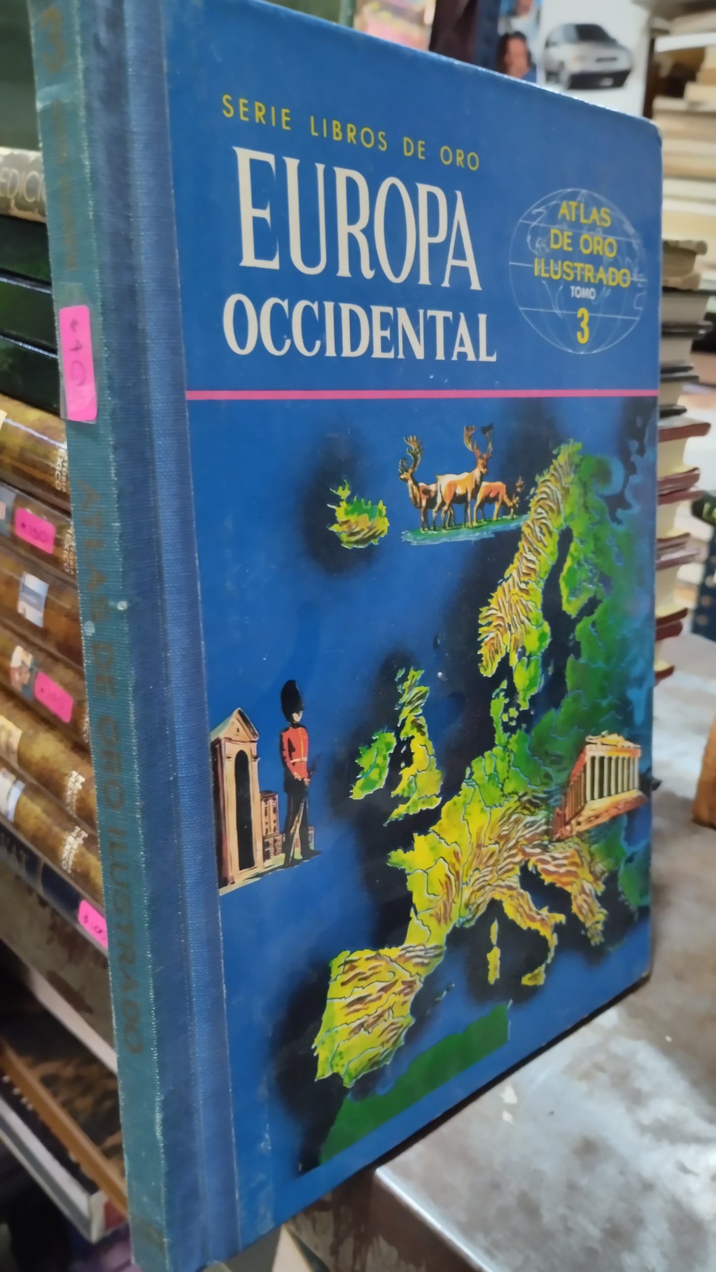 ATLAS DE ORO ILUSTRADO TOMO 3 LIBRO USADO HISTORIA ALDAMA
