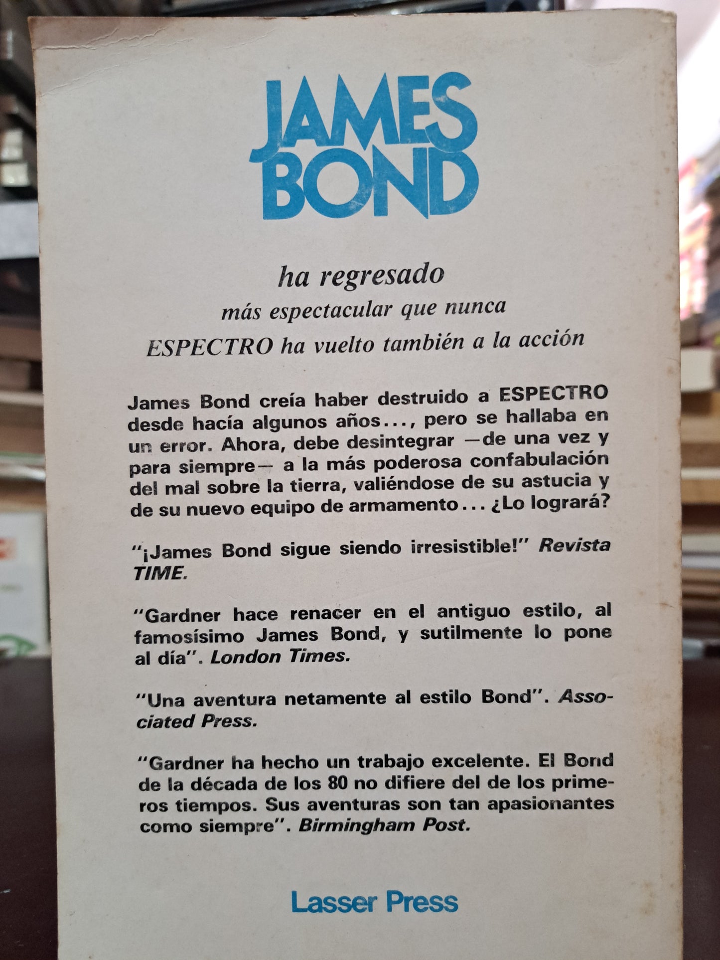 POR SERVICIOS ESPECIALES JOHN GARDNER USADO NOVELA LITERARIO 305