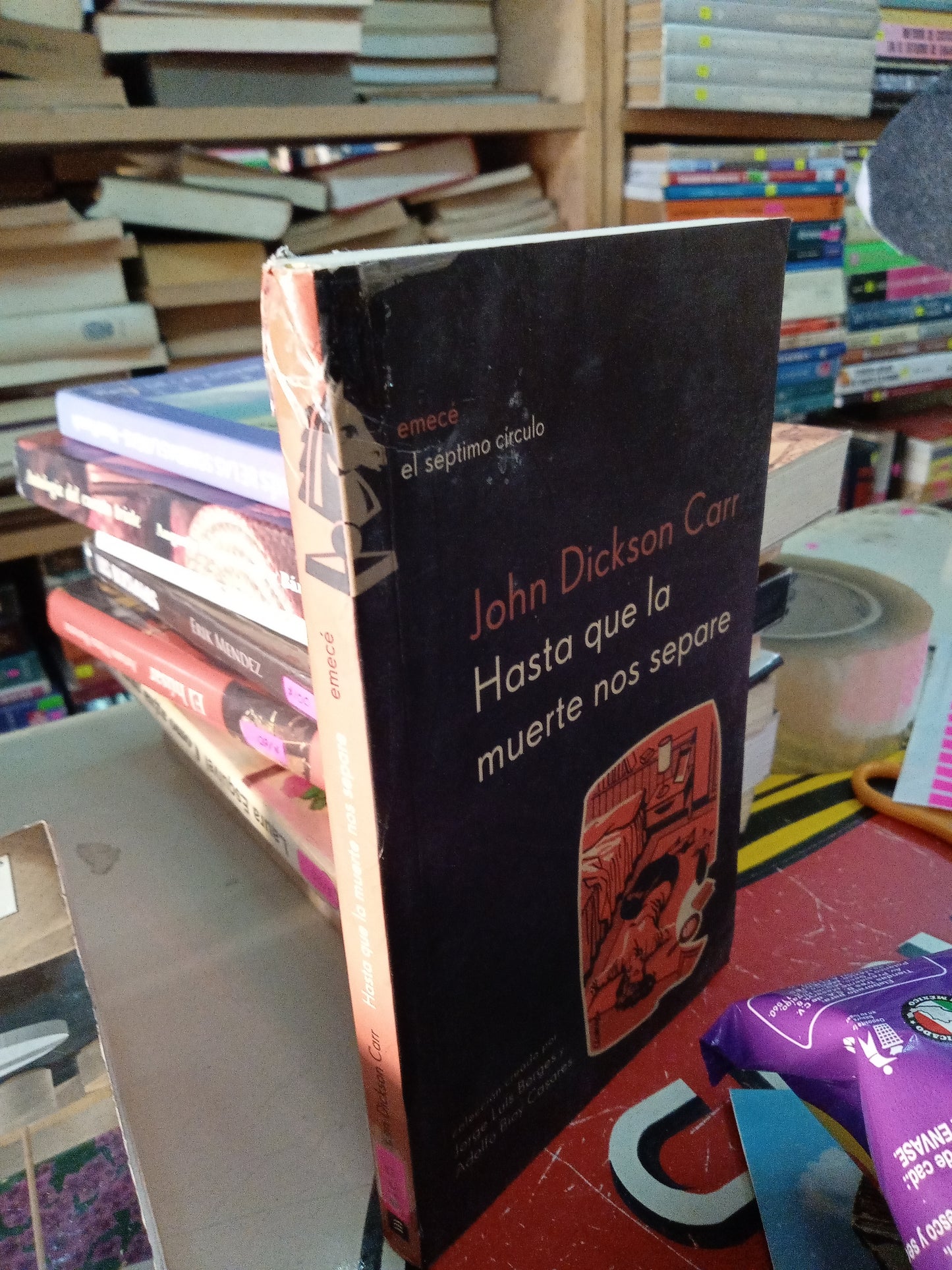 HASTA QUE LA MUERTE NOS SEPARE POR JOHN DICKSON CARR USADO NOVELA LITERARIO 207