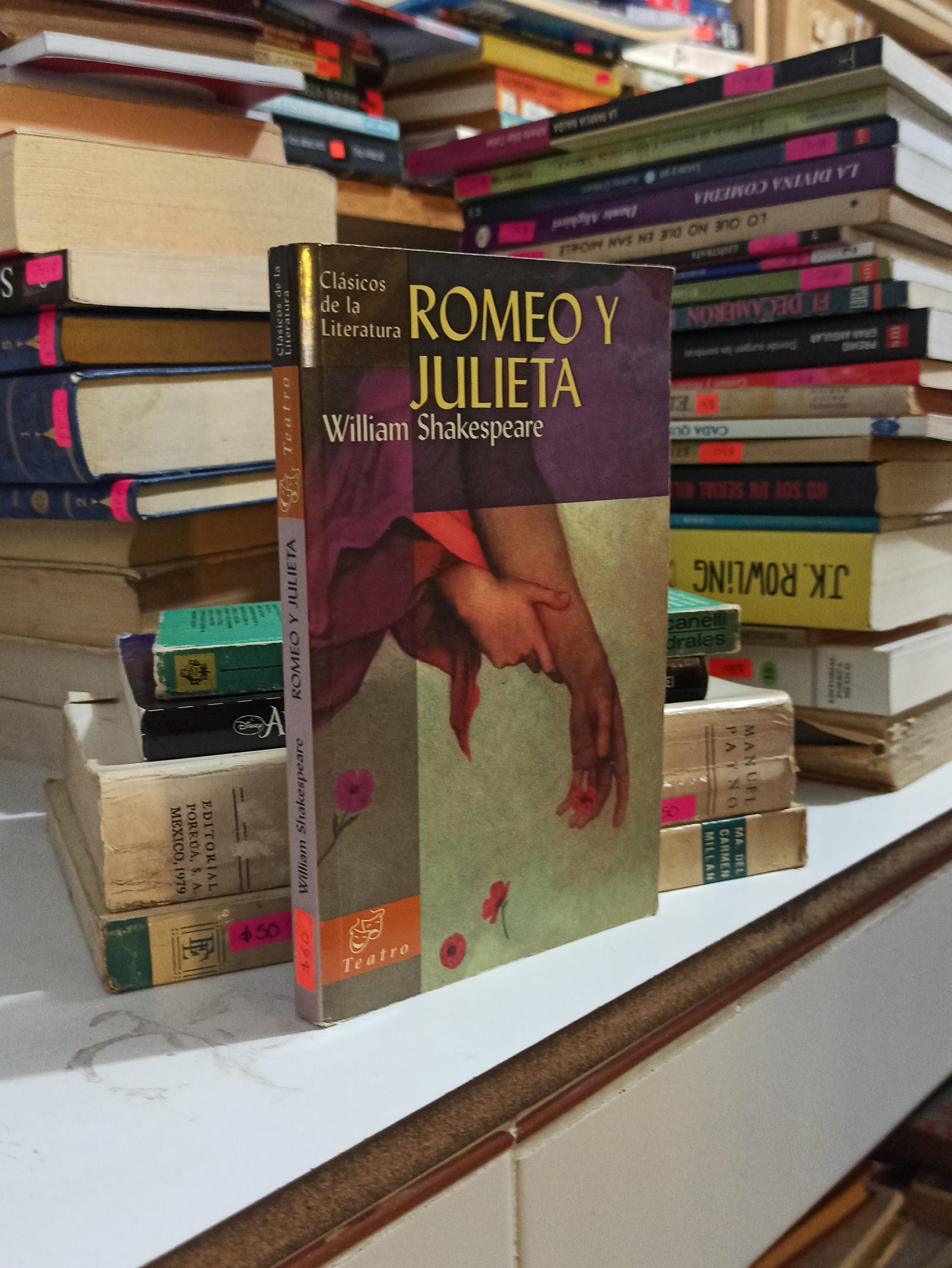 ROMEO Y JULIETA POR WILLIAM SHAKESPARE USADO NOVELAS JUÁREZ