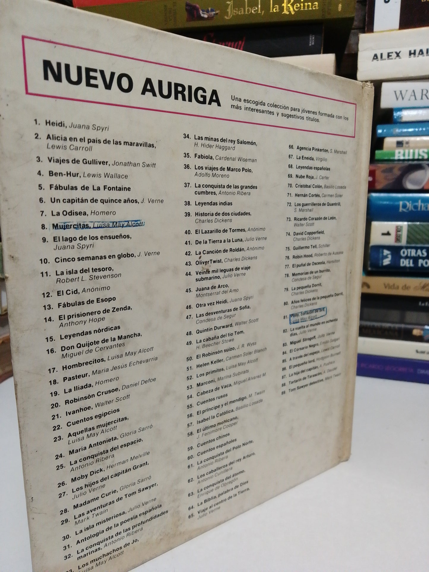 POLI CORAZÓN DE ORO POR LUISA MAY ALCOTT USADO NOVELA JUÁREZ