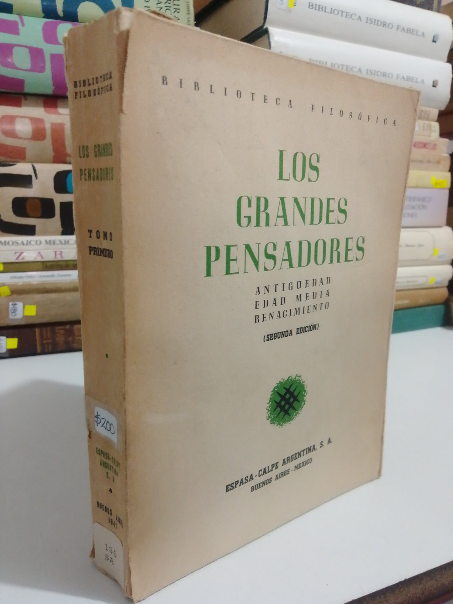 LOS GRANDES PENSADORES TOMO I USADO HISTORIA JUAREZ