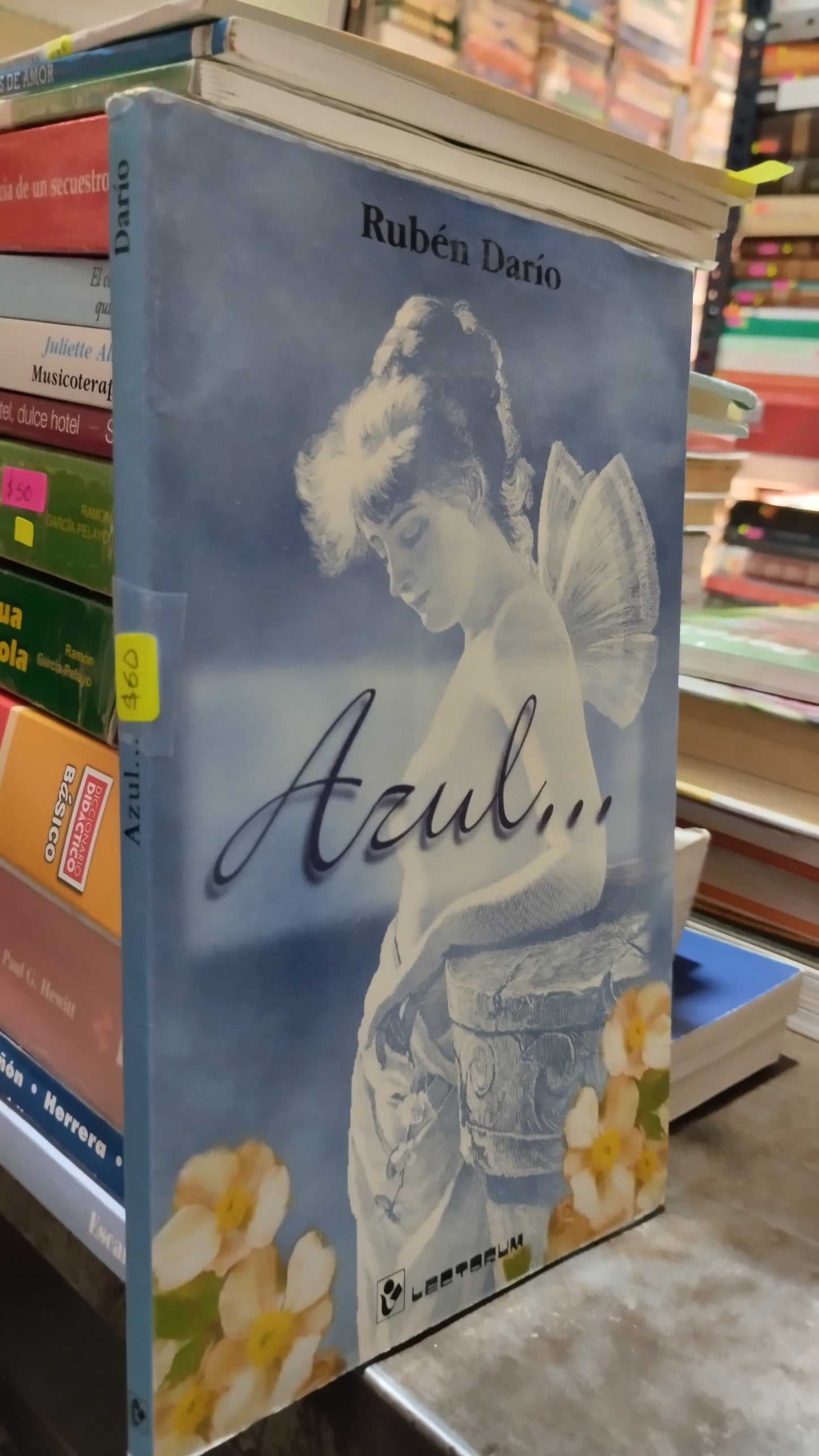 AZUL POR RUBEN DARIO LIBRO USADO POESIA ALDAMA