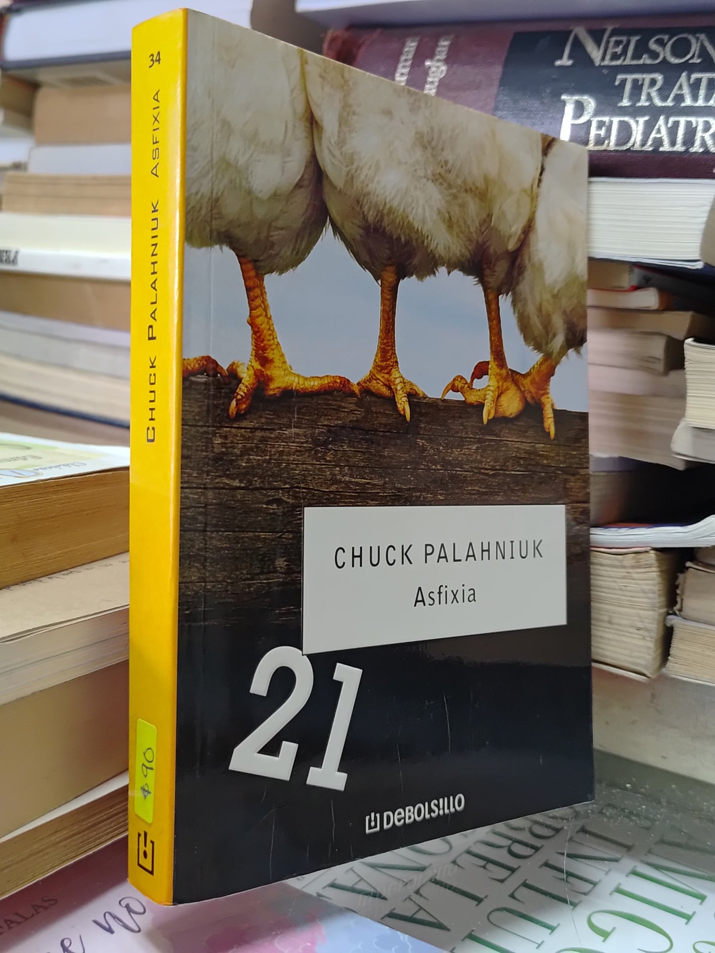 ASFIXIA POR CHUCK PALAHNIUK USADO NOVELAS JUAREZ