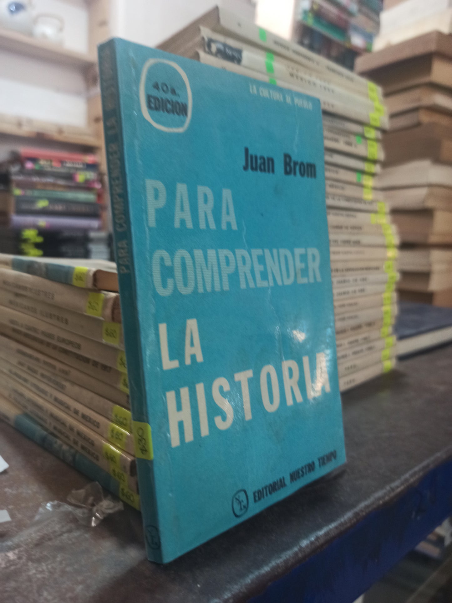 PARA COMPRENDER LA HISTORIA POR JUAN BROM USADO HISTORIA ALDAMA