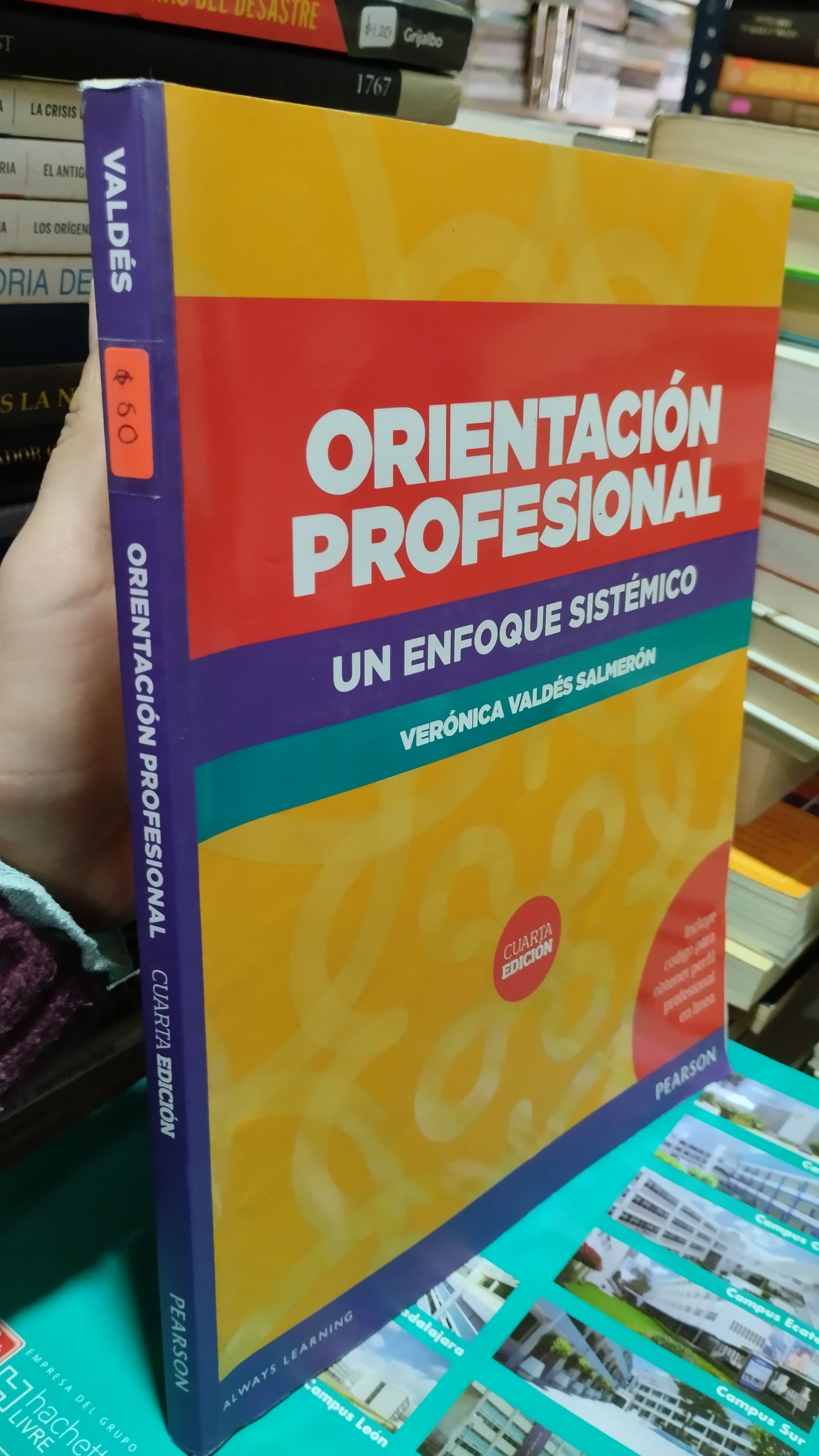 ORIENTACION PROFESIONAL POR VERONICA VALDES SALMERON LIBRO USADO MATEMATICAS ALDAMA