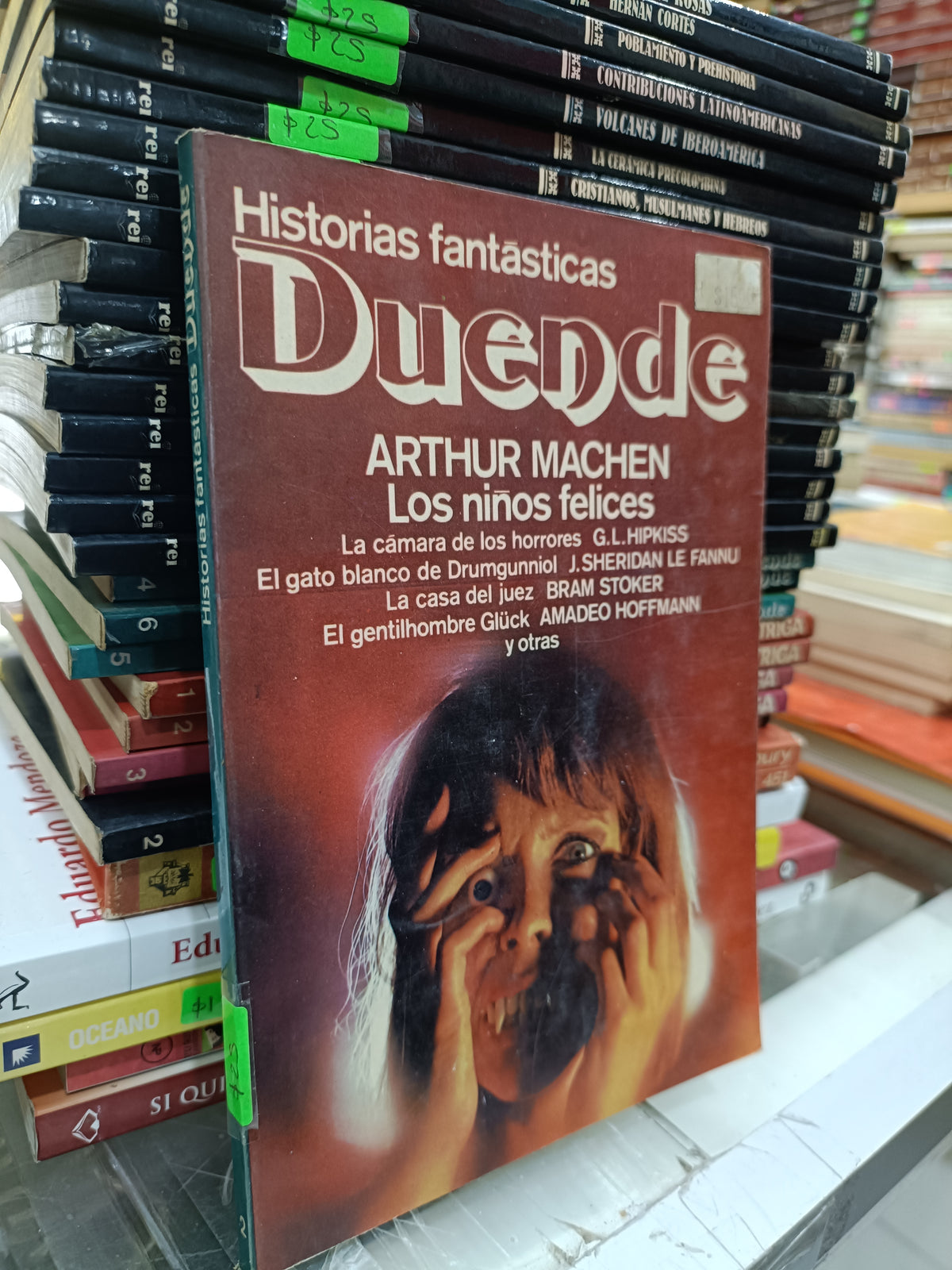 HISTORIAS FANTASTICAS DUENDE 2 POR ARTHUR MACHEN USADO NOVELA JUAREZ 515