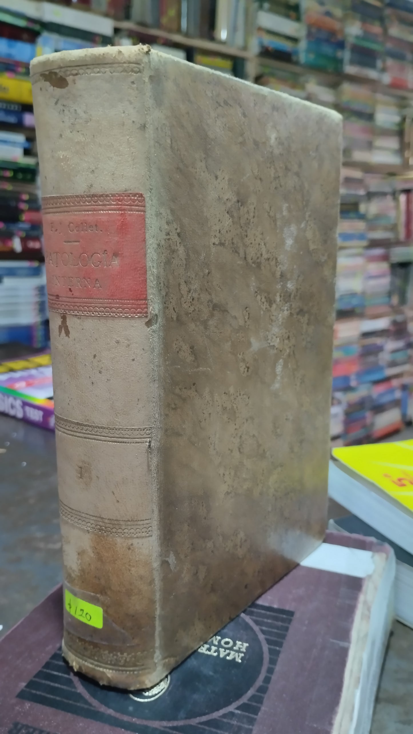 MANUAL DE PATOLOGIA INTERNA POR F J COLLET LIBRO USADO NOVELAS ALDAMA