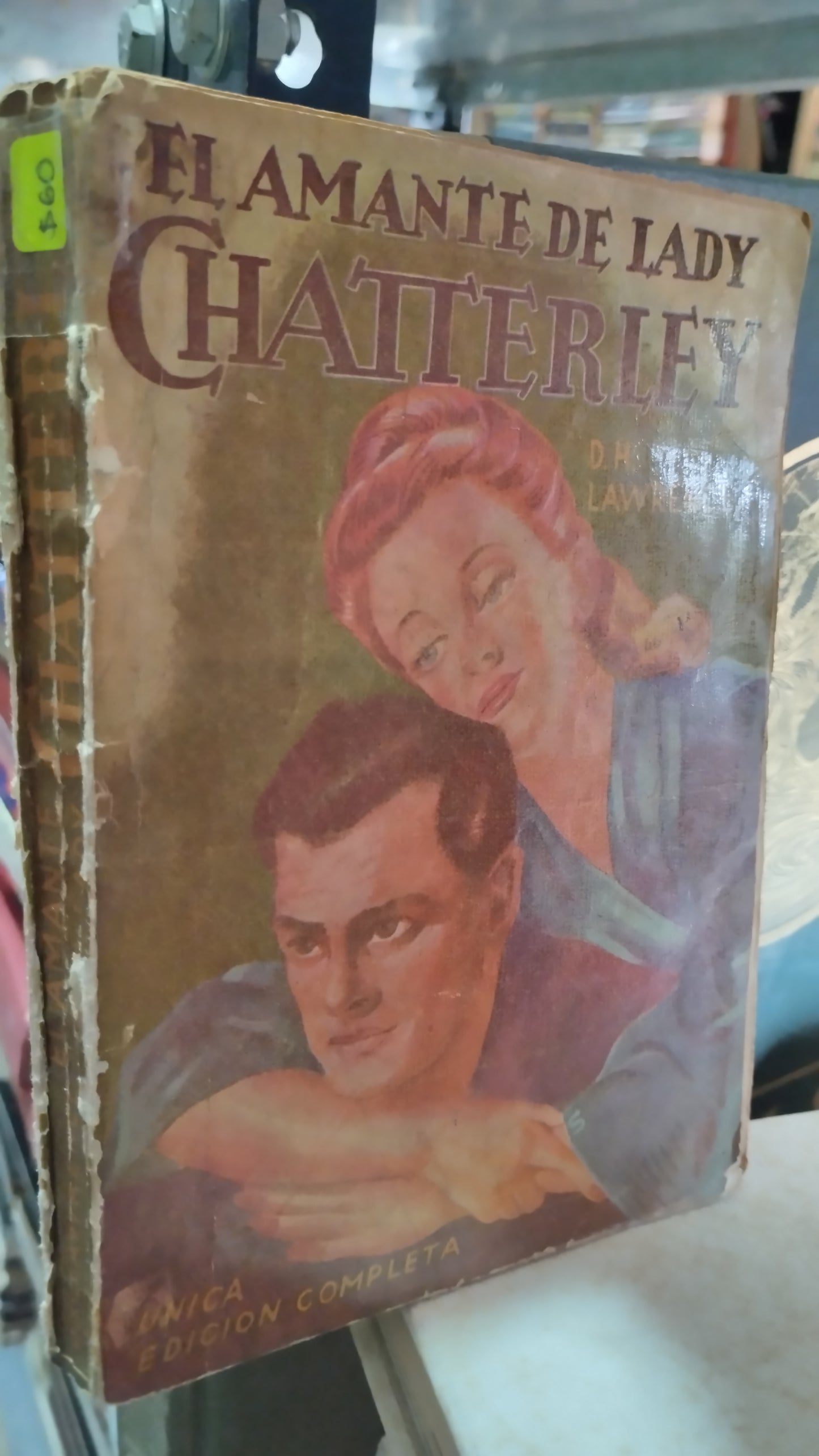 EL AMANTE CHATTERLEY POR D H LAWRENCE LIBRO USADO NOVELAS ALDAMA