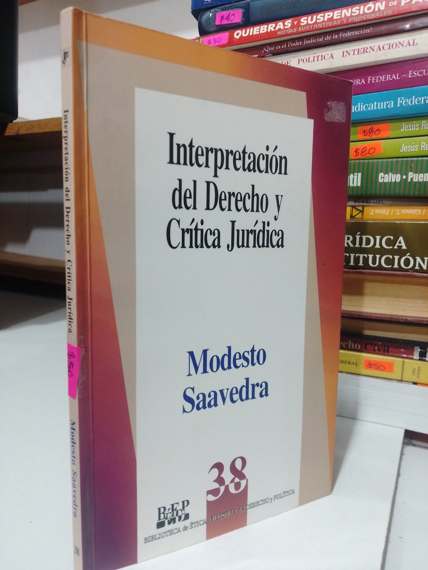 INTERPRETACION DEL DERECHO Y CRITICA JURIDICA POR MODESTO SAAVEDRA USADO DERECHO JUAREZ