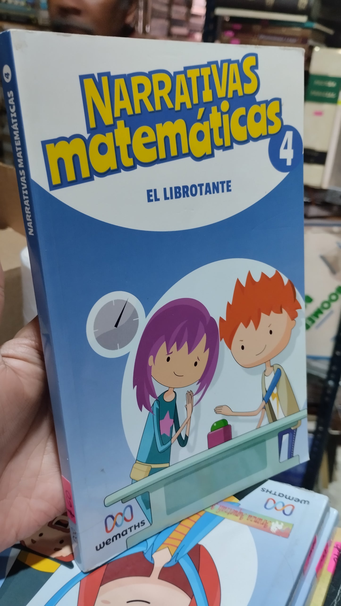 NARRATIVAS MATEMÁTICAS 4 POR WEMATHS LIBRO USADO INFANTIL ALDAMA