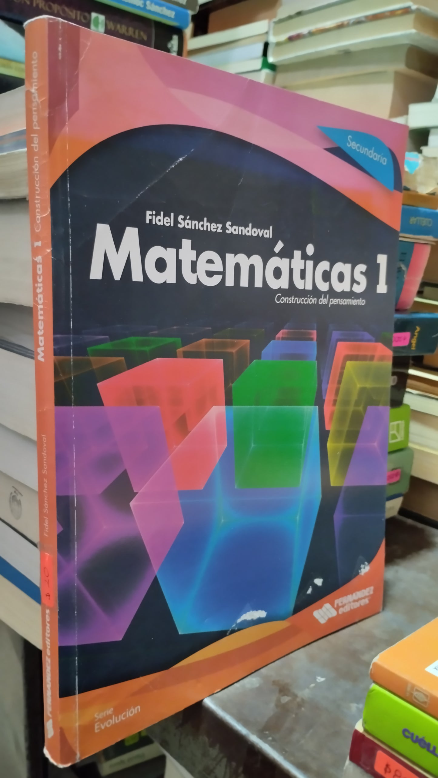 MATEMATICAS 1 POR FIDEL SANCHEZ SANDOVAL LIBRO USADO MATEMATICAS ALDAMA