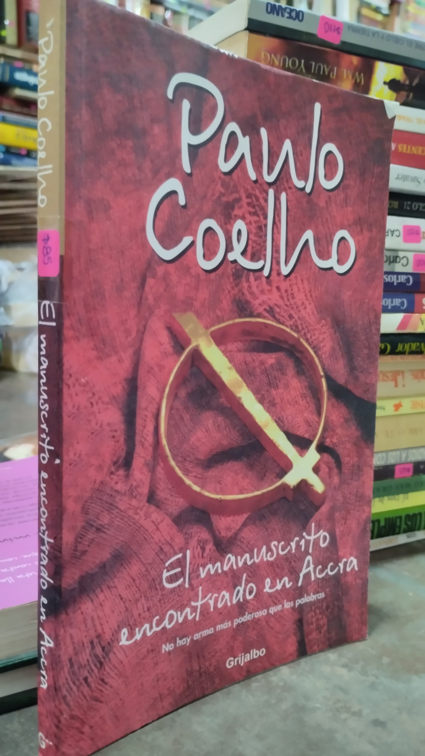 EL MANUSCRITO ENCONTRADO EN ACCRA POR PAULO COELHO LIBRO USADO SUPERACION PERSONAL ALDAMA