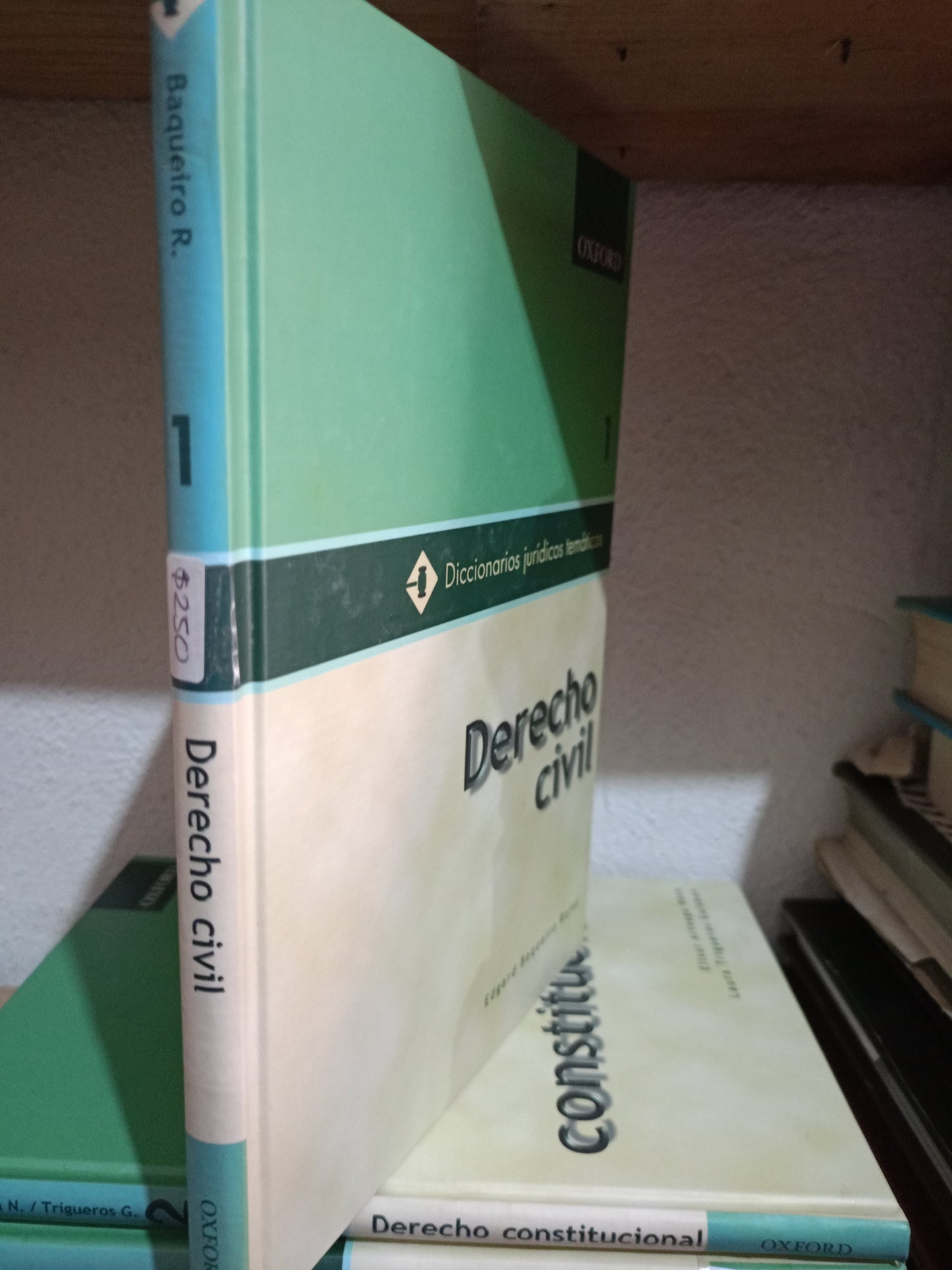 DERECHO CIVIL POR EDGAR BAQUEIRO ROJAS TOMO 1 USADO DERECHO LITERARIO 305