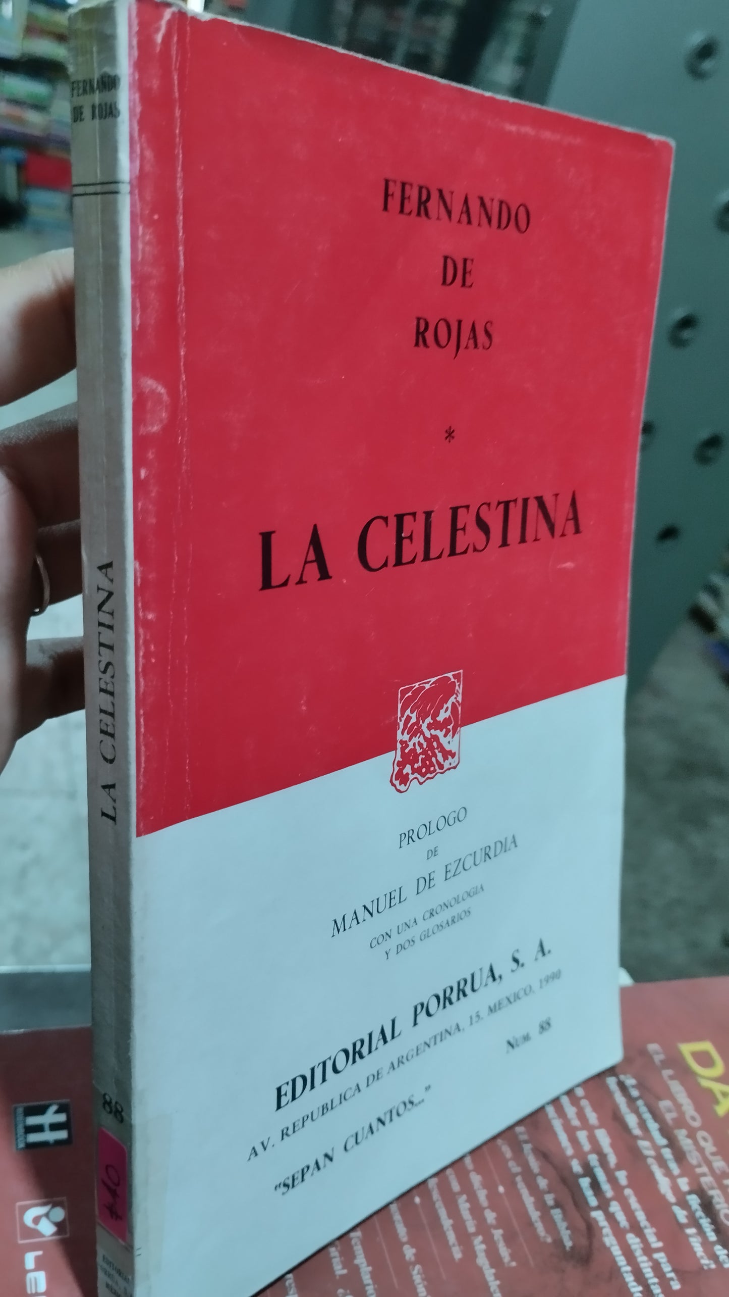 LA CELESTINA POR FERNANDO DE ROJAS LIBRO USADO NOVELAS ALDAMA