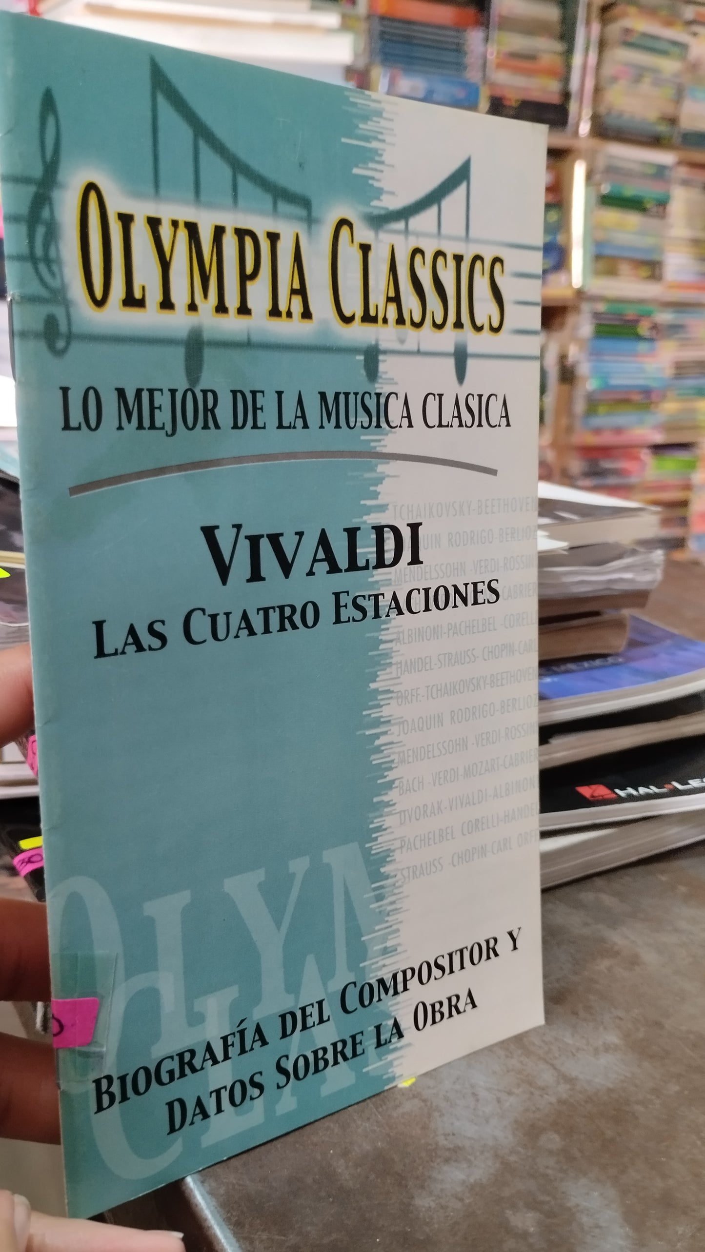 VIVALDI LAS CUATRO ESTACIONES LIBRO USADO MUSICA ALDAMA