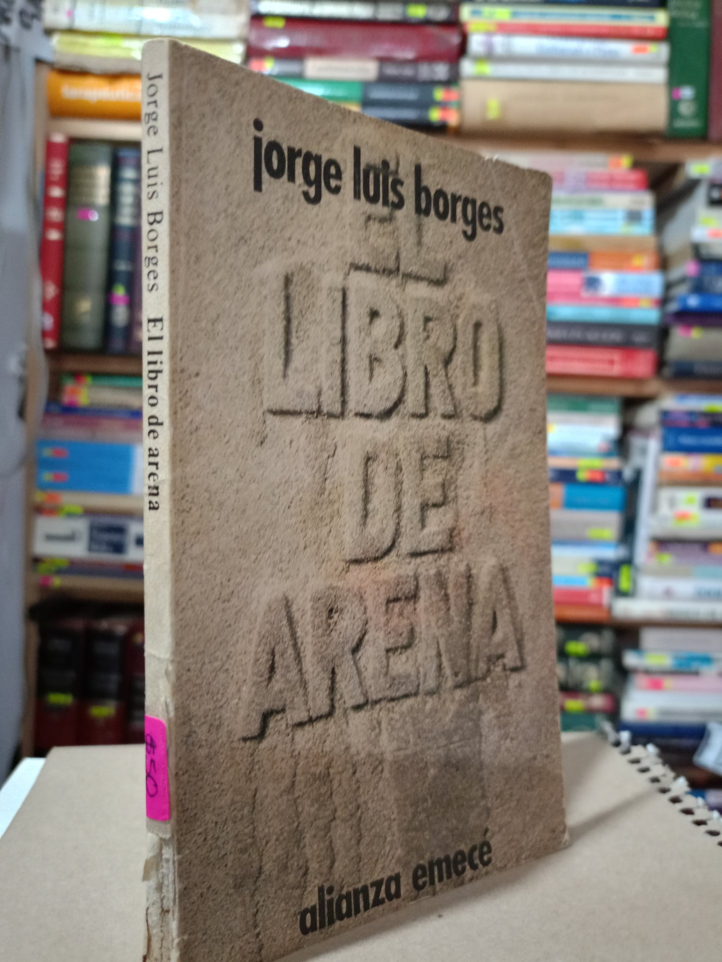 EL LIBRO DE ARENA JORGE LUIS BORGES USADO NOVELA LITERARIO 305
