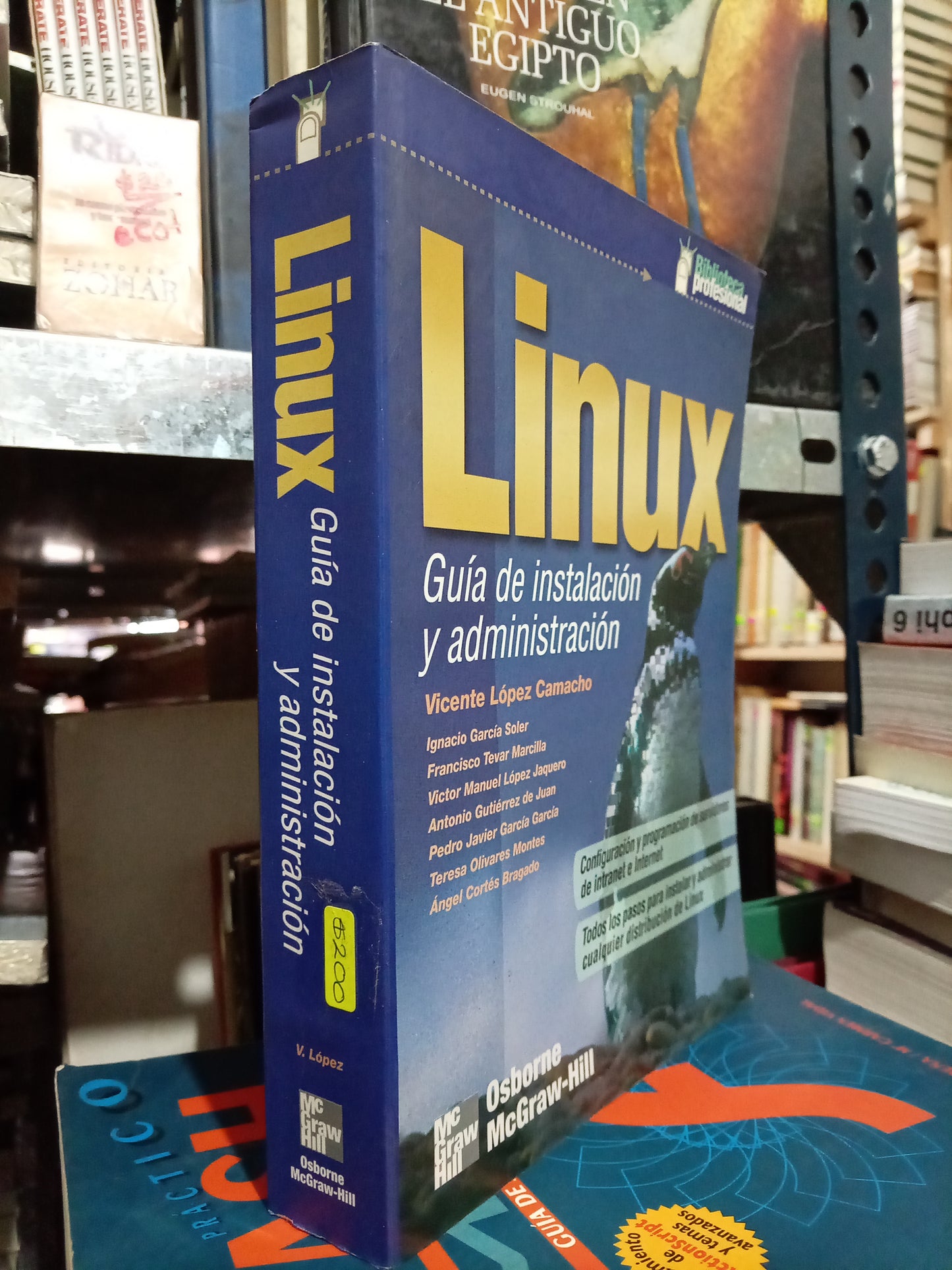 LINUX GUIA DE INSTALACION Y ADMINISTRACION VICENTE LÓPEZ CAMACHO USADO COMPUTO LITERARIO 305