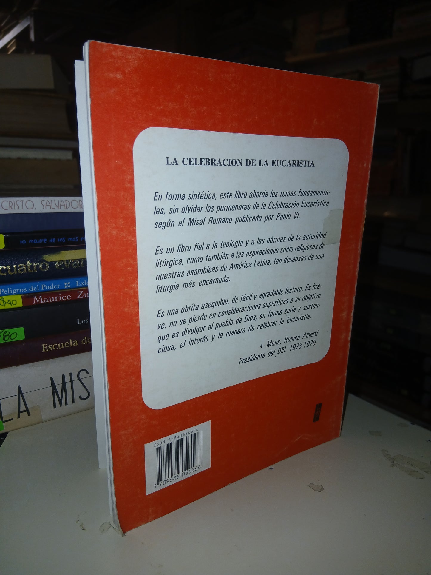LA CELEBRACIÓN DE LA EUCARISTÍA POR LA COMISIÓN EPISCOPAL DE PASTORAL LITÚRGICA DE MÉXICO USADO RELIGIÓN LITERARIO 207