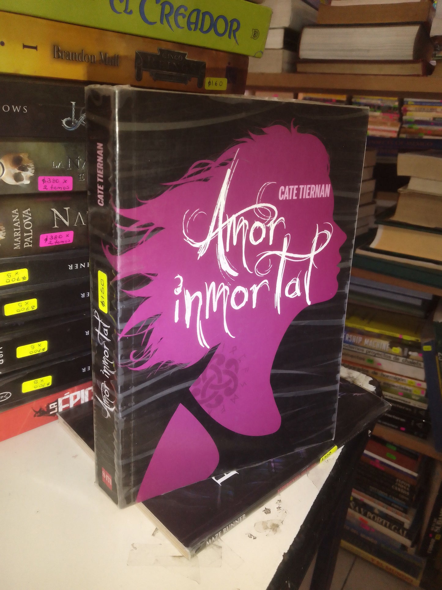 AMOR INMORTAL POR CATE TIERNAN USADO NOVELA LITERARIO 207