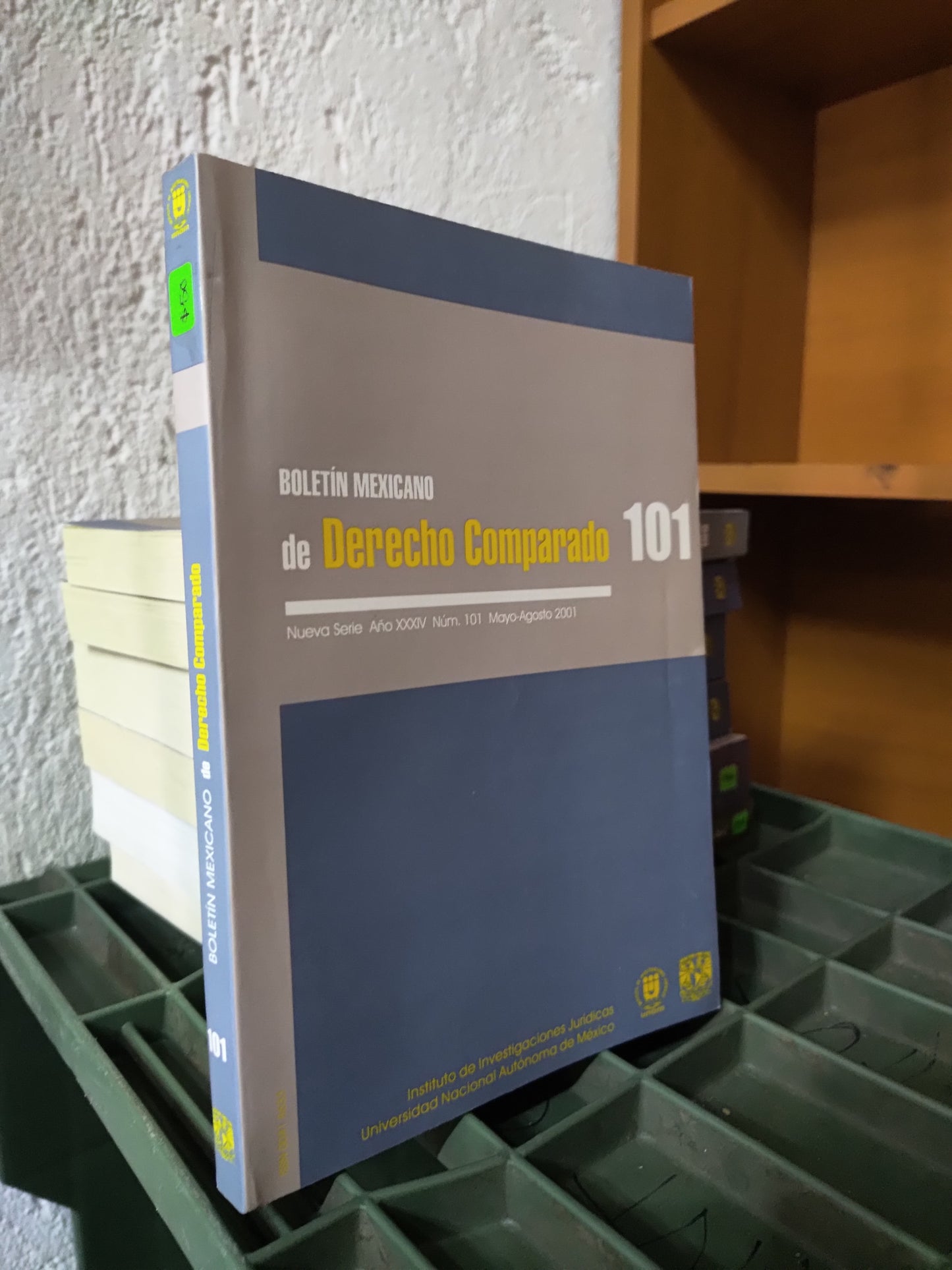 BOLETIN MEXICANO DE DERECHO COMPARADO 101 POR LA UNAM USADO DERECHO JUAREZ 515