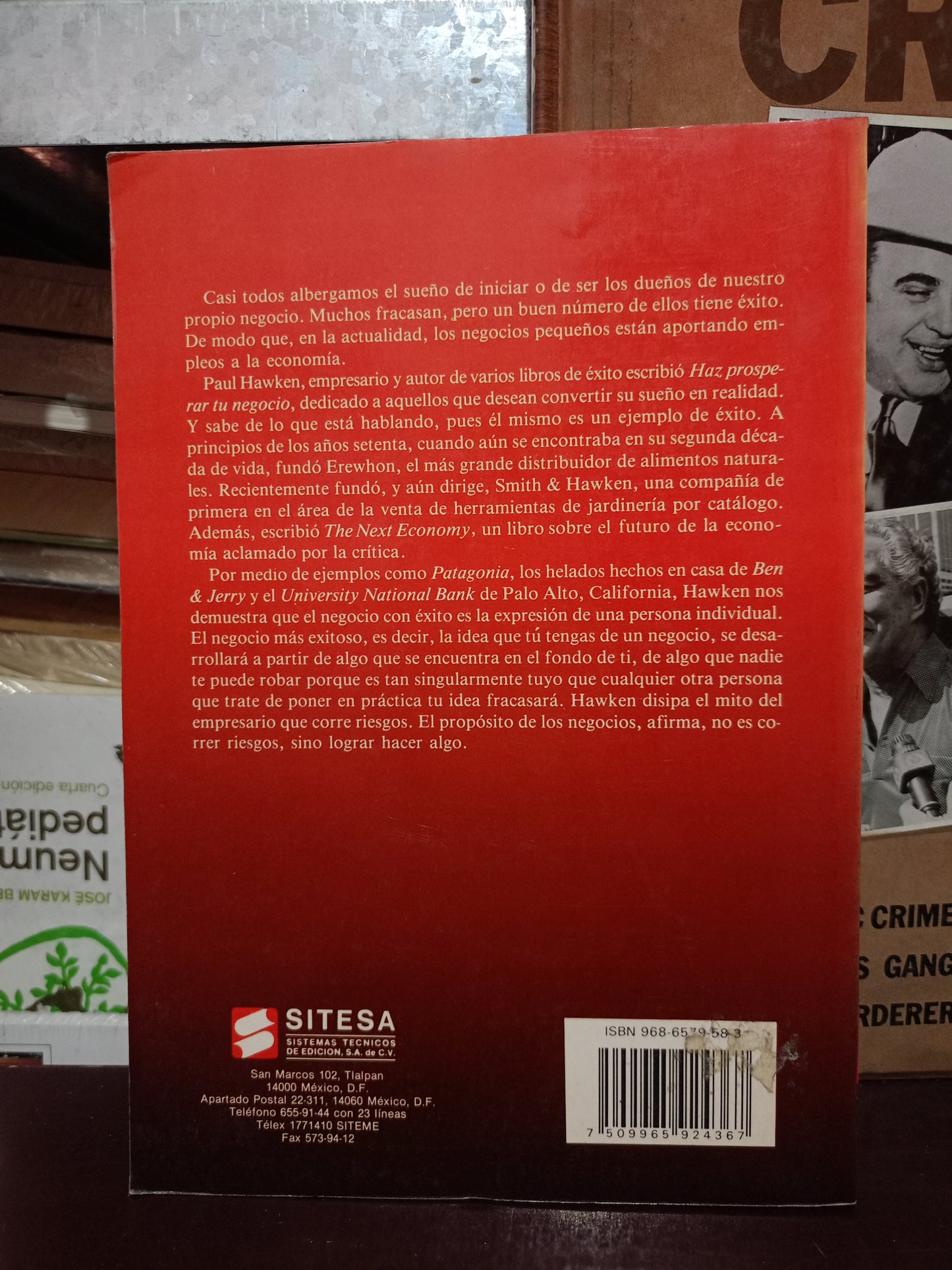 HAZ PROSPERAR TU NEGOCIO POR PAUL HAWKEN USADO SUPERACIÓN PERSONAL LITERARIO 305