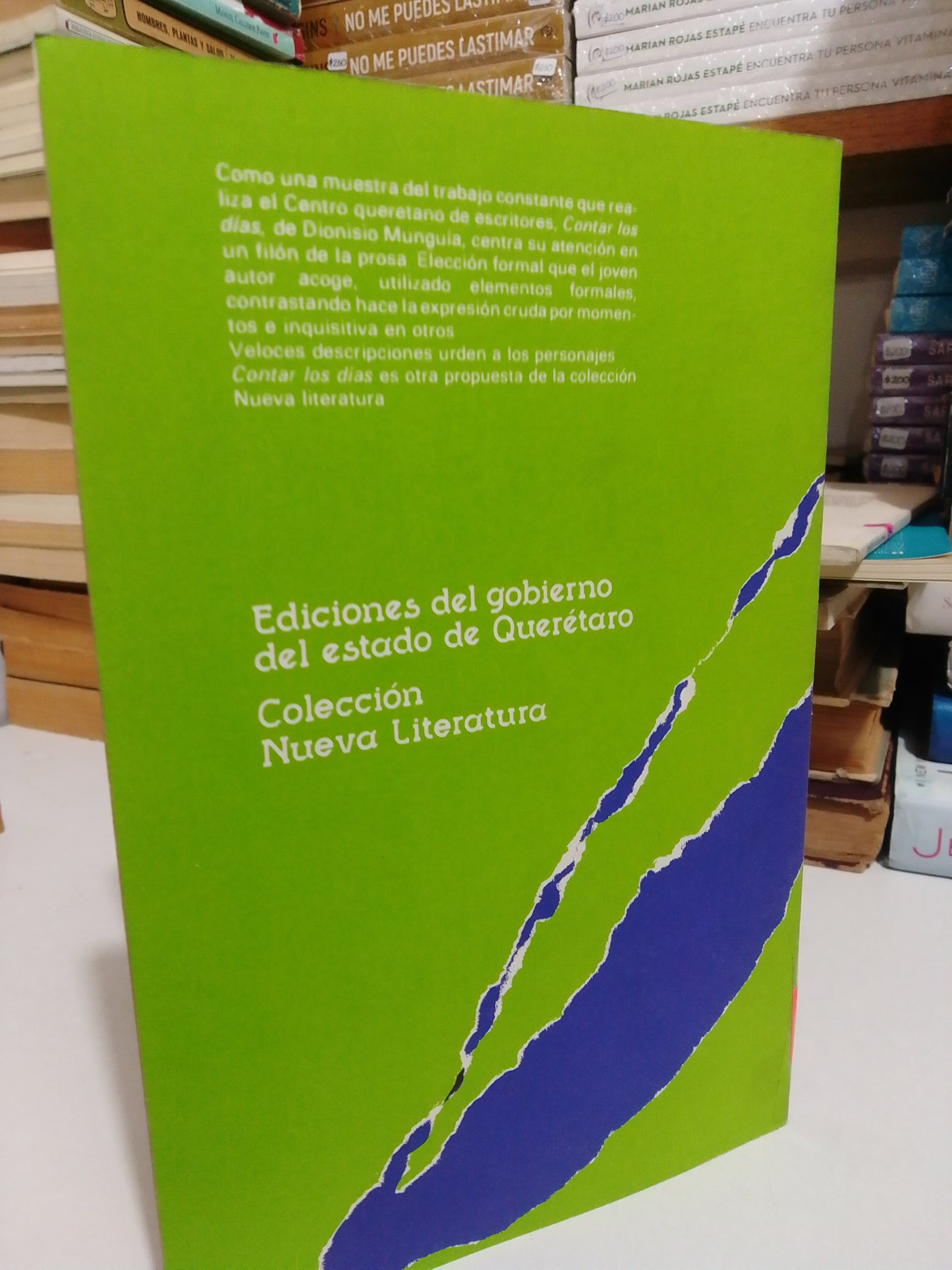 CONTAR LOS DÍAS POR DIONISIO MUNGUÍA USADO NOVELA JUÁREZ