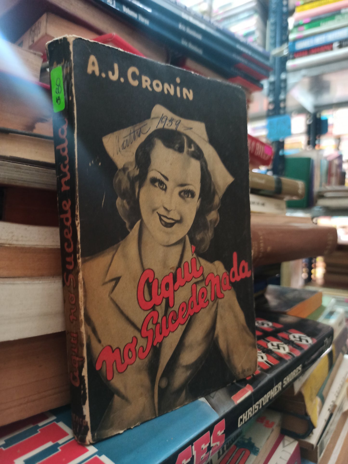 AQUÍ NO SUCEDE NADA POR A. J. CRONIN USADO NOVELAS ALDAMA