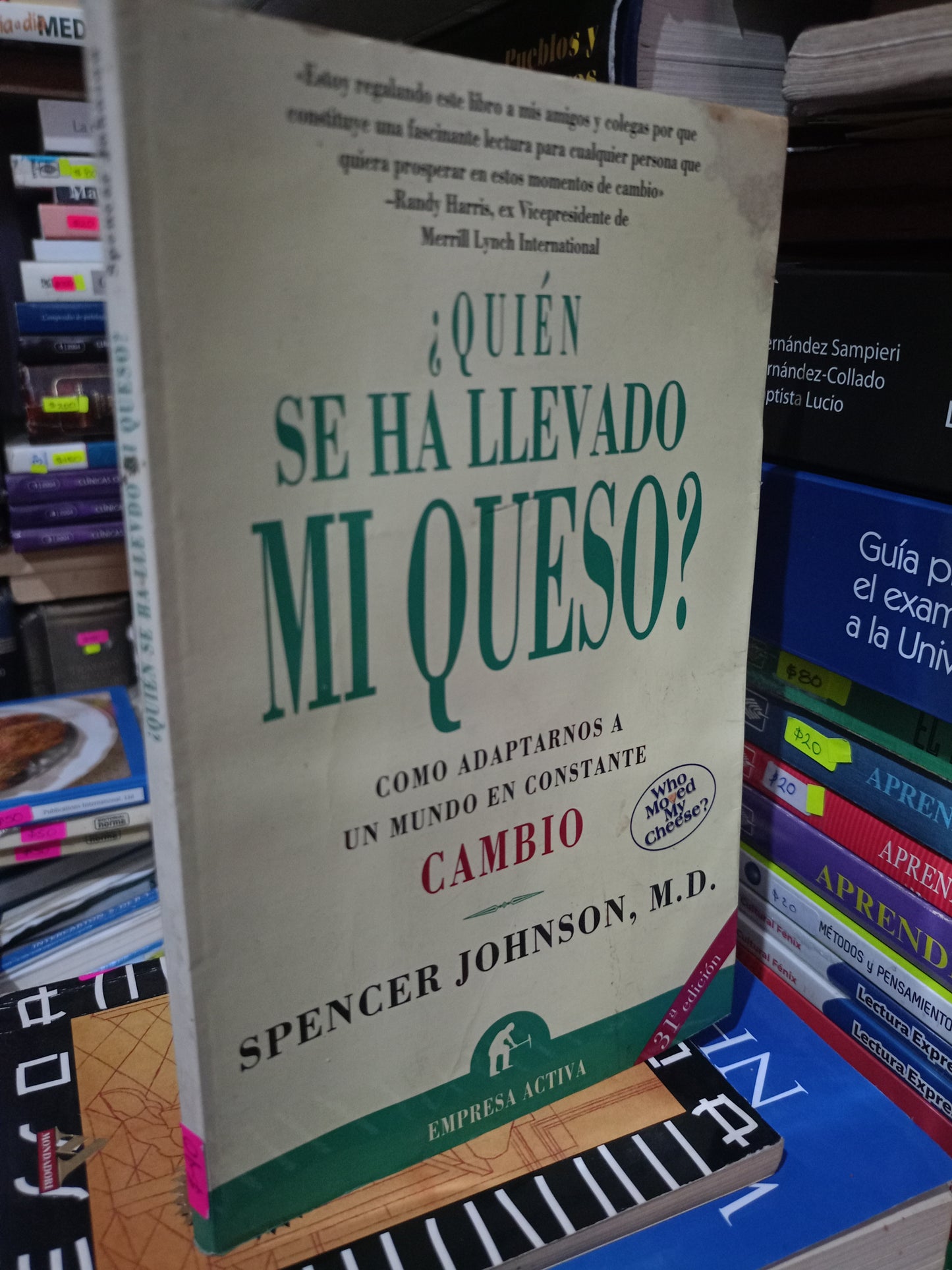 QUE SE HA LLEVADO MI QUESO POR SPENCER JOHNSON USADO S.PERSONAL LITERARIO 305
