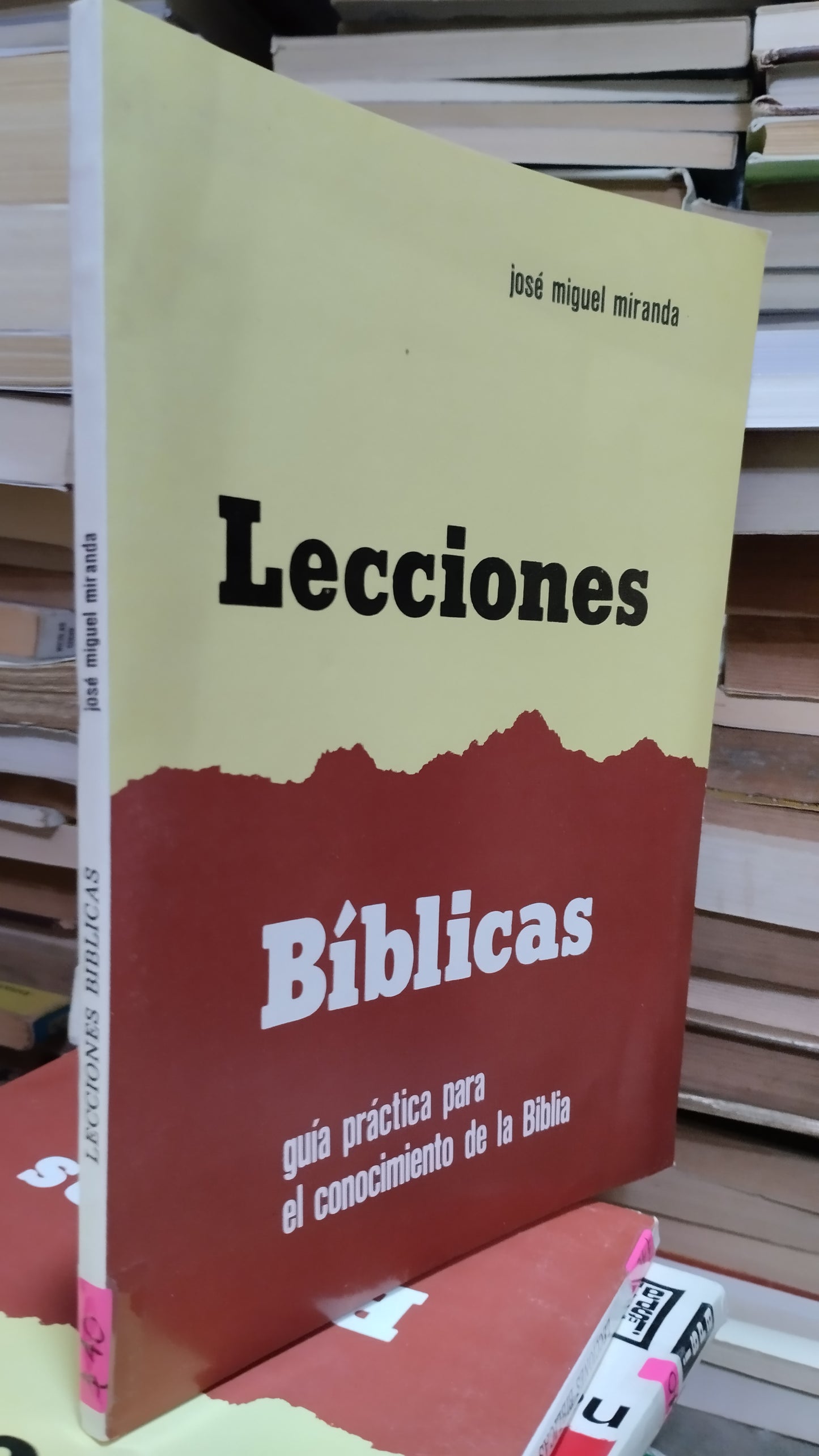 LECCIONES BIBLICAS POR JOSE MIGUEL MIRANDA LIBRO USADO RELIGION ALDAMA