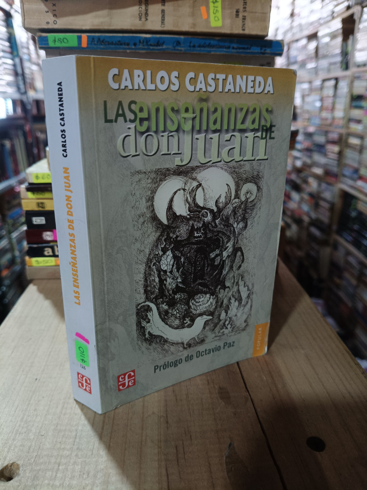 LAS ENSEÑANZAS DE DON JUAN POR CARLOS CASTAÑEDA USADO NOVELA ALDAMA